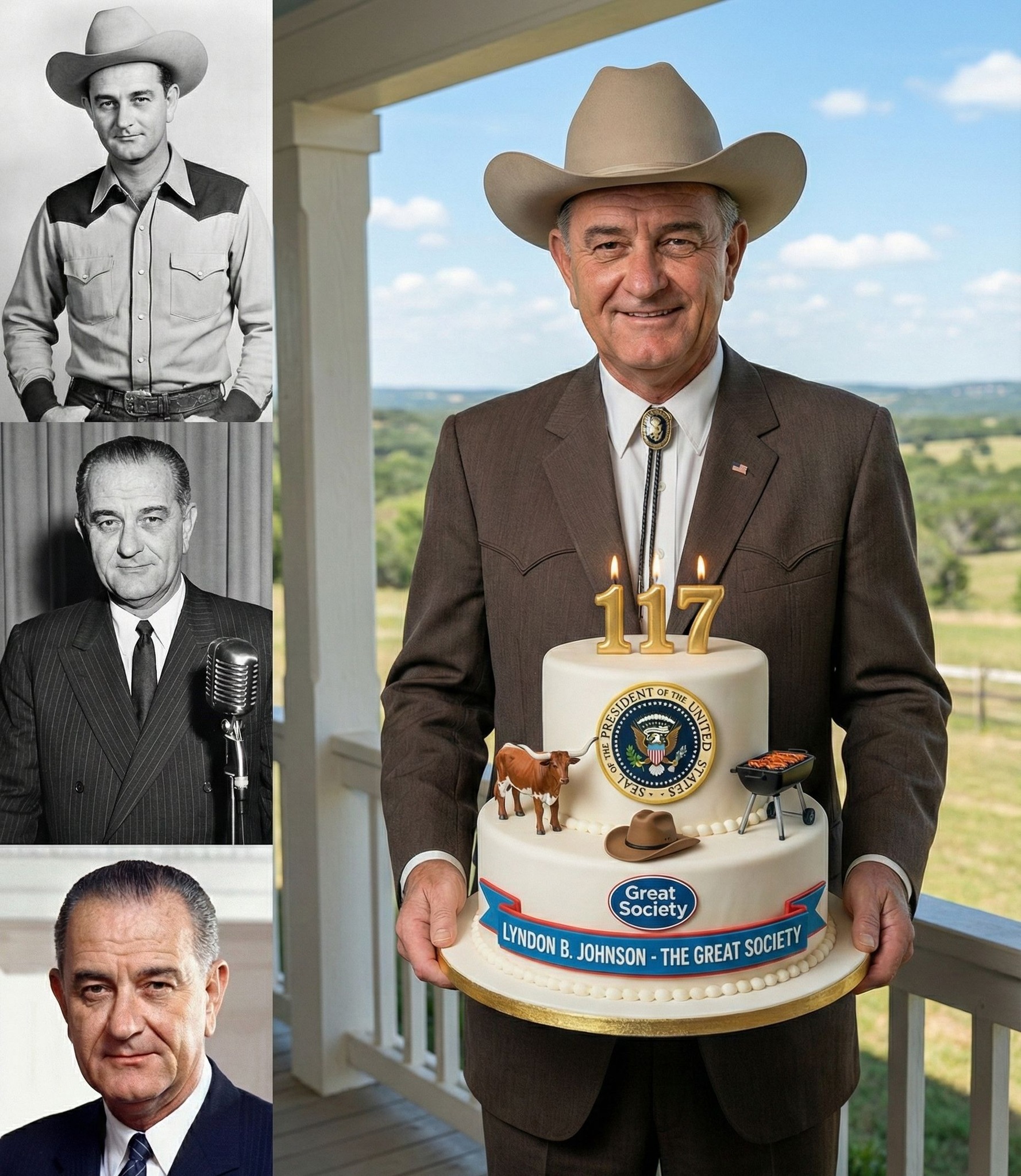 Happy Birthday, Lyndon Baines Johnson! LBJ was a proud Texan, a