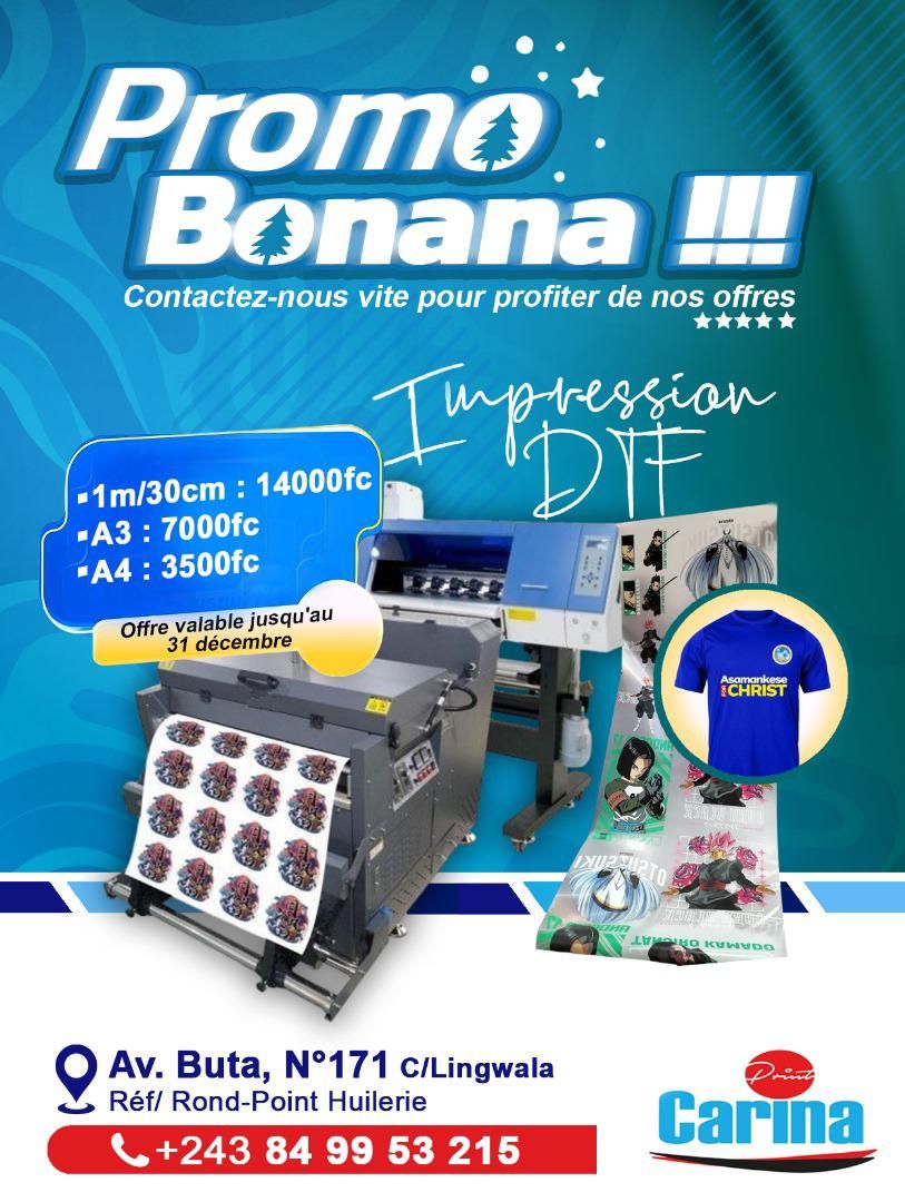 Carina print RDC | Kinshasa