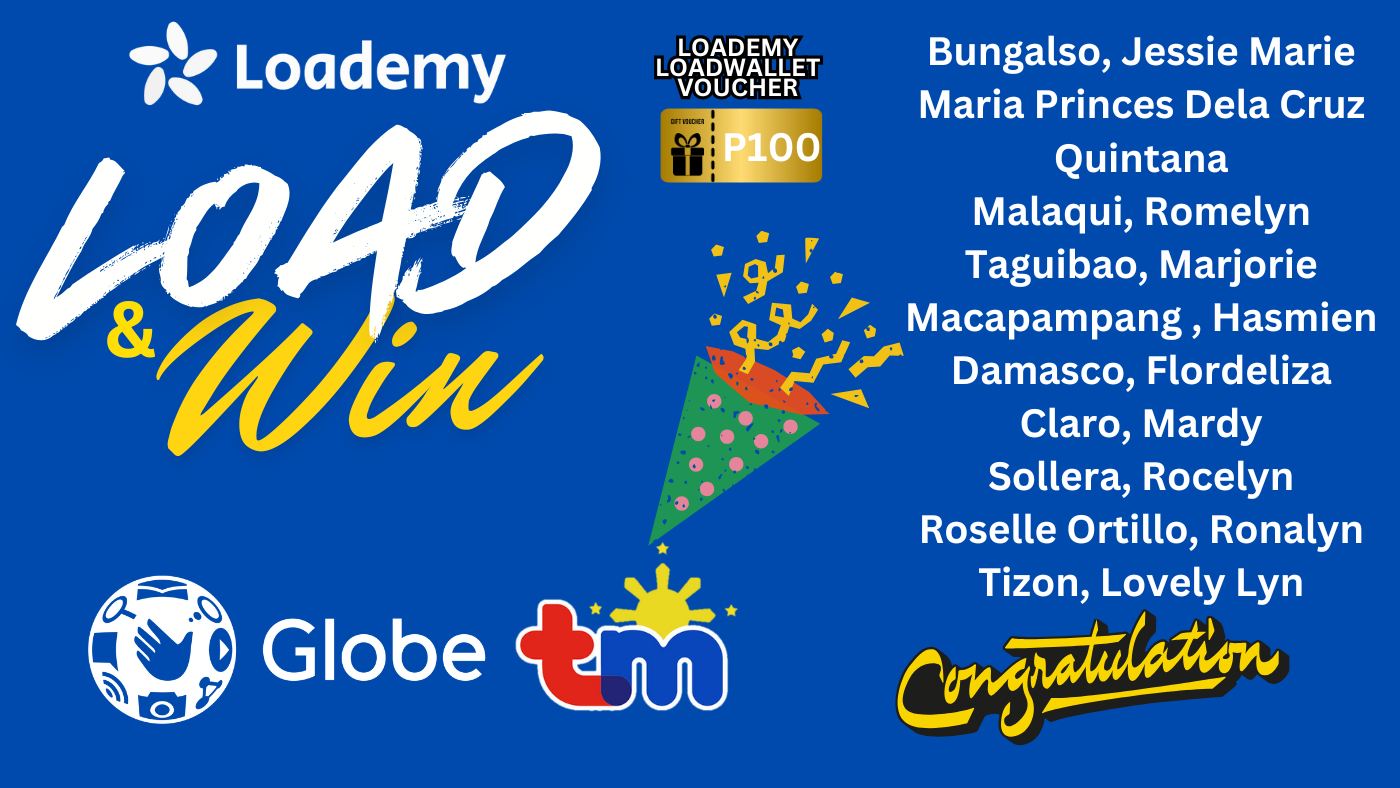 Loademy - Congratulations to our 4th Week Load & Win Winners under ...