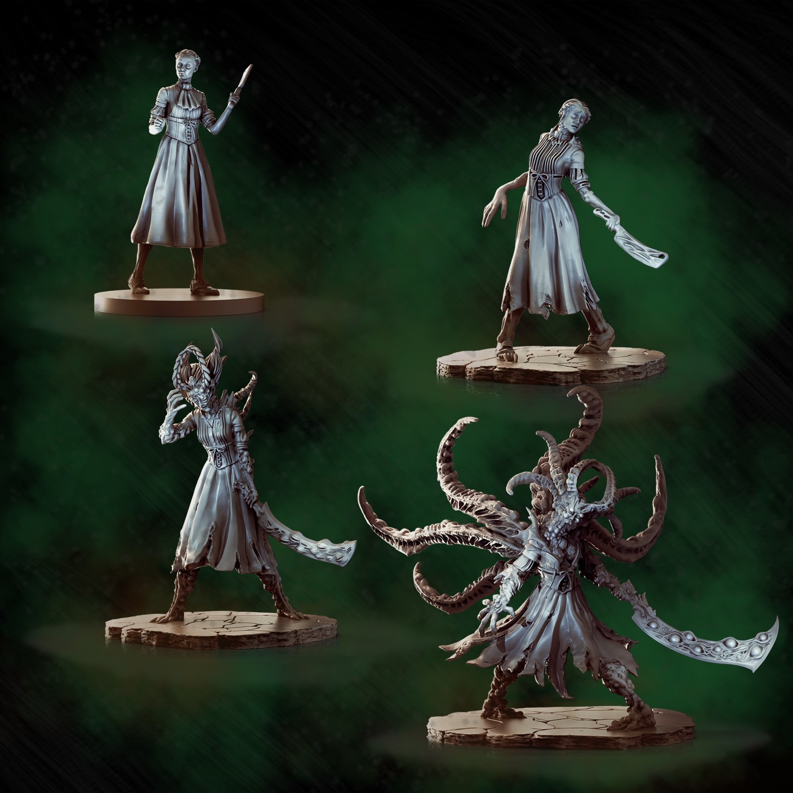 Miniature Renascence : Dawn Of Madness - Diemension Games - Figurine/Modèle D'occasion