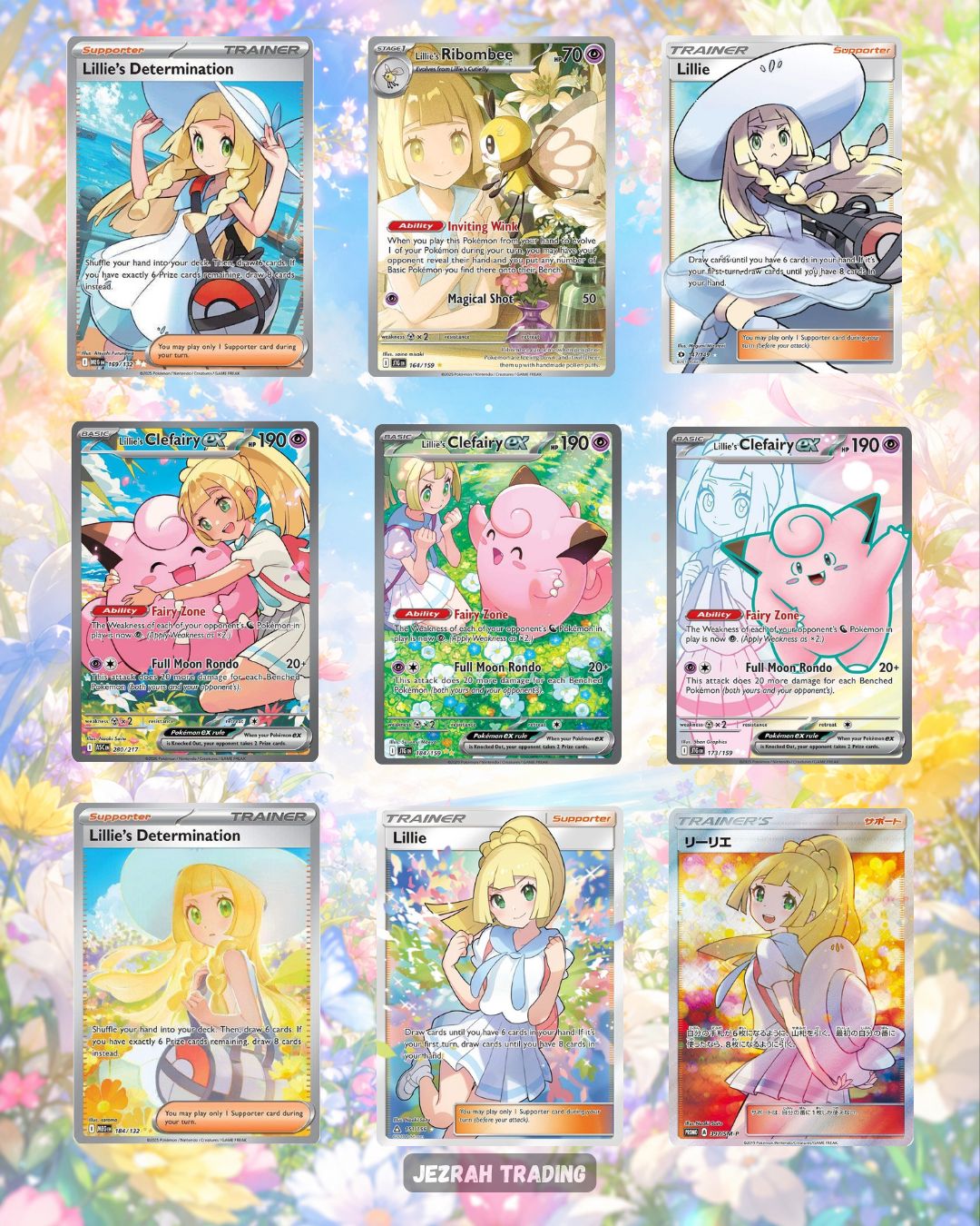 all lillie pokemon cards TCG: Collection File Set proof acrylic case and featuring a striking image of the captivating character 2025 Pokemon Japanese M1l-mega Brave