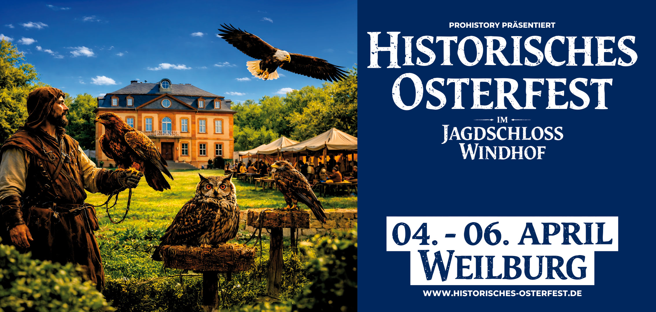 Historisches Osterfest im Jagdschloss Windhof