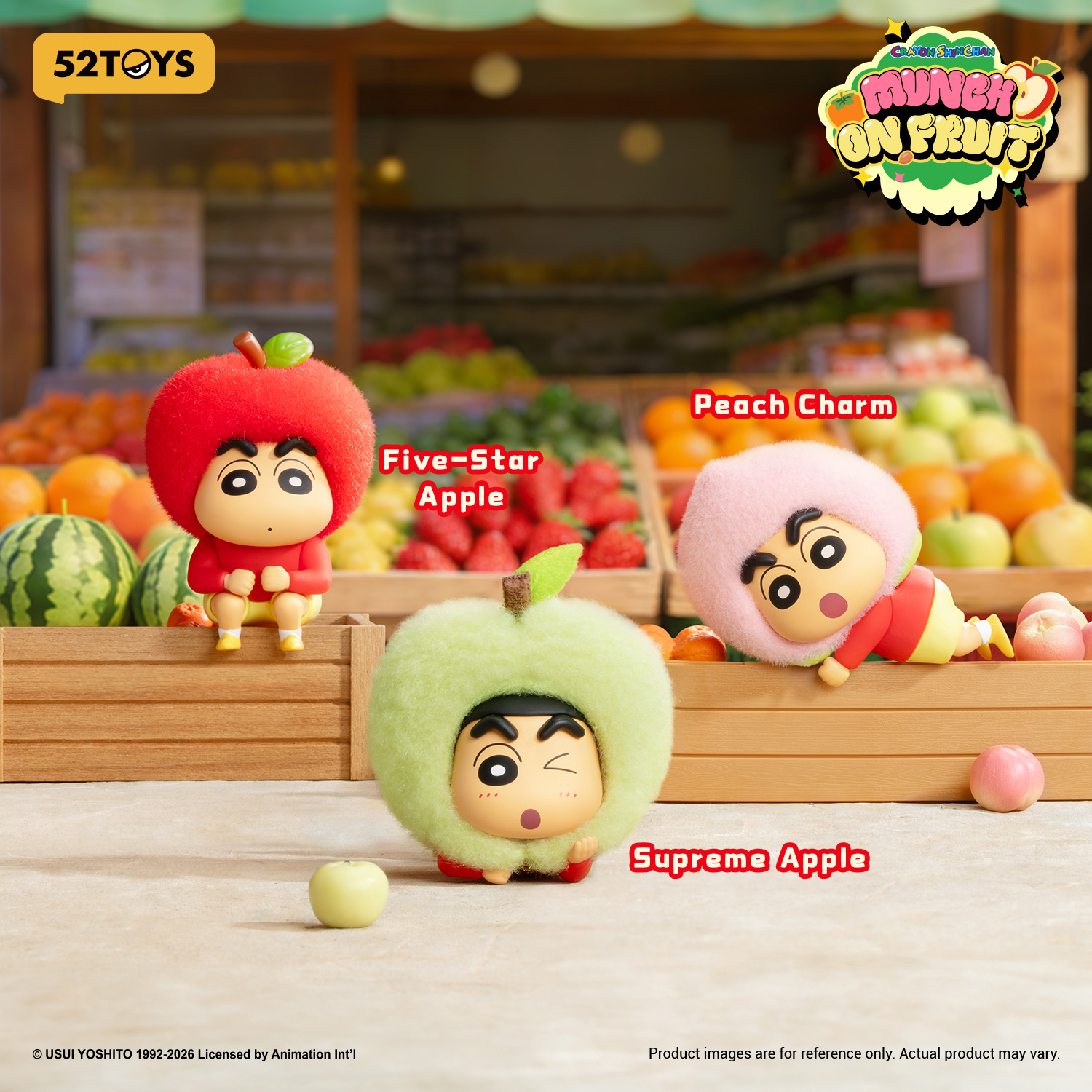 🤩 Ooh~ Shinchan turned into goodies! 💭 Fruits? Nuts? We got 'em