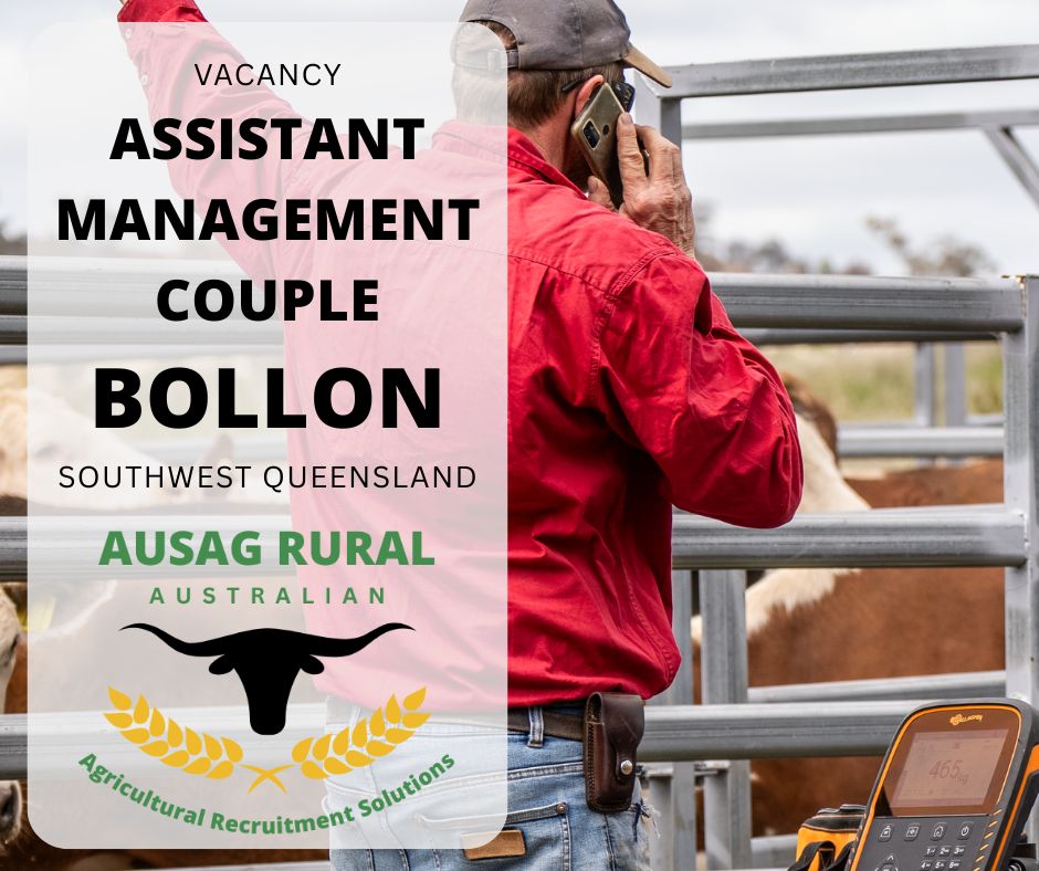 Station Jobs Queensland | **ASSISTANT MANAGEMENT COUPLE, BOLLON QLD ...