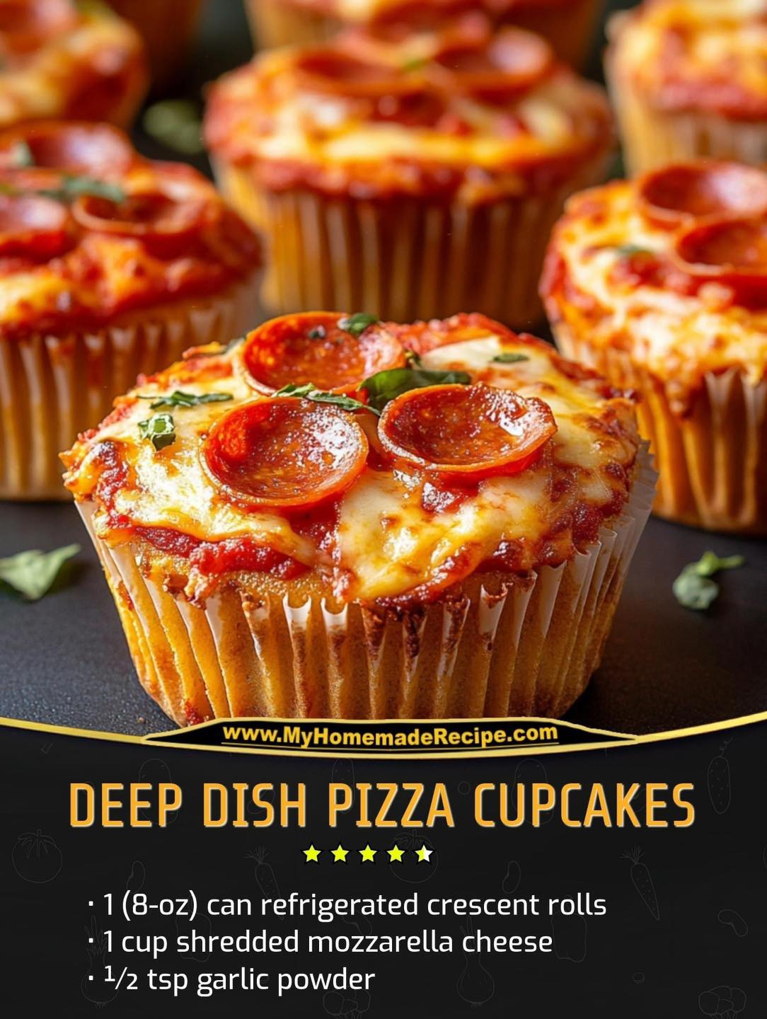 Deep Dish Pizza Cupcakes are a fun,... - Nana's Recipe Picks | Facebook