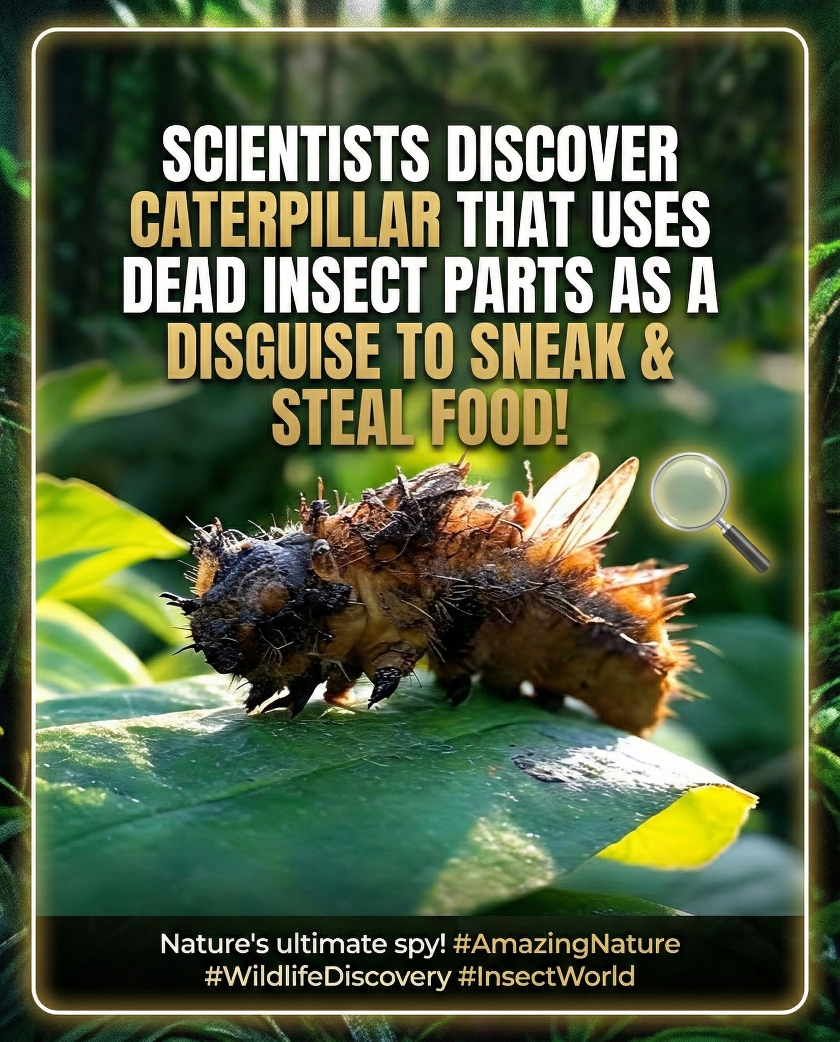 True - Nature is truly wilder than fiction! 🐛💀 Imagine a creature so ...