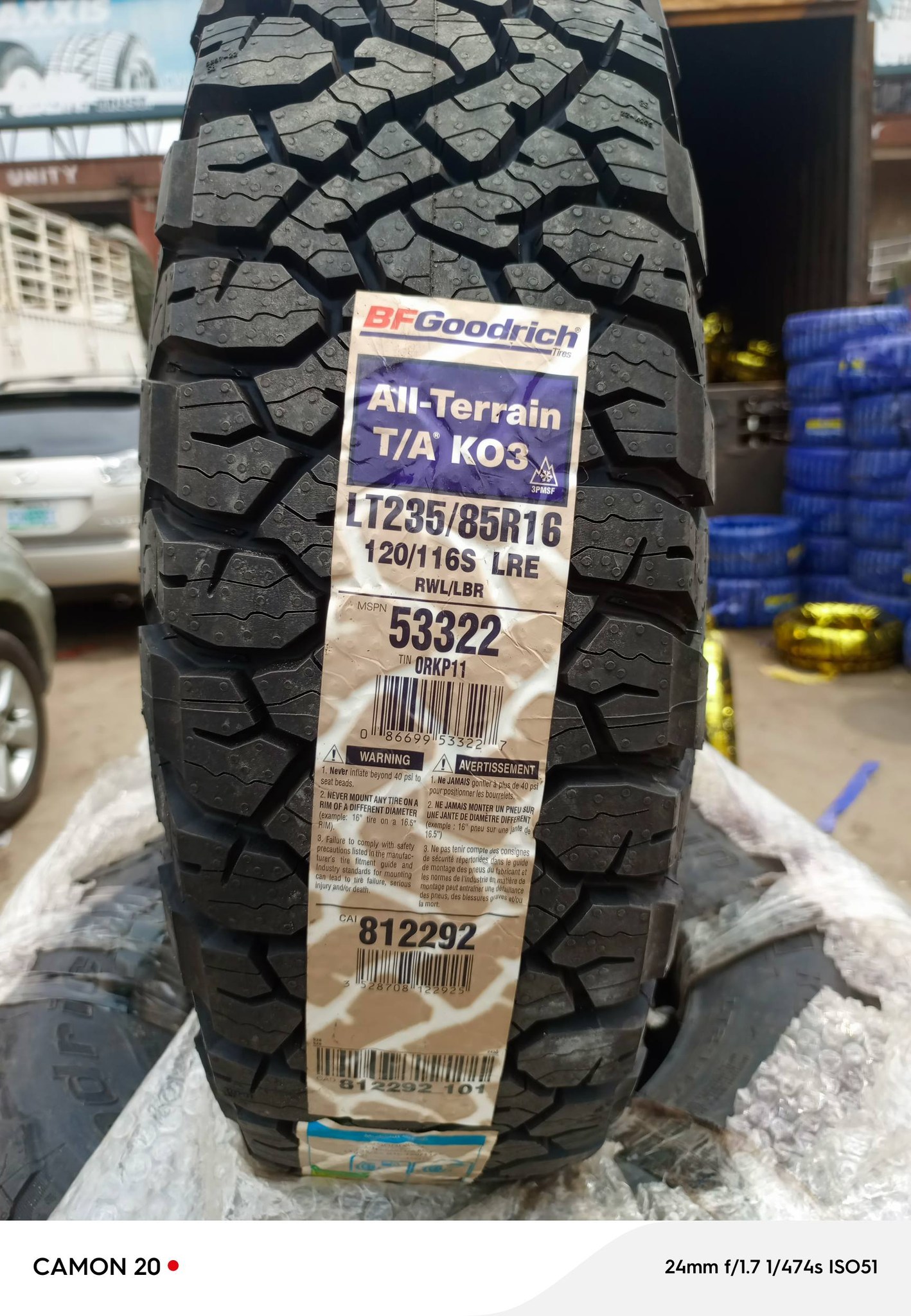 Bfgoodrich tires available in lagos