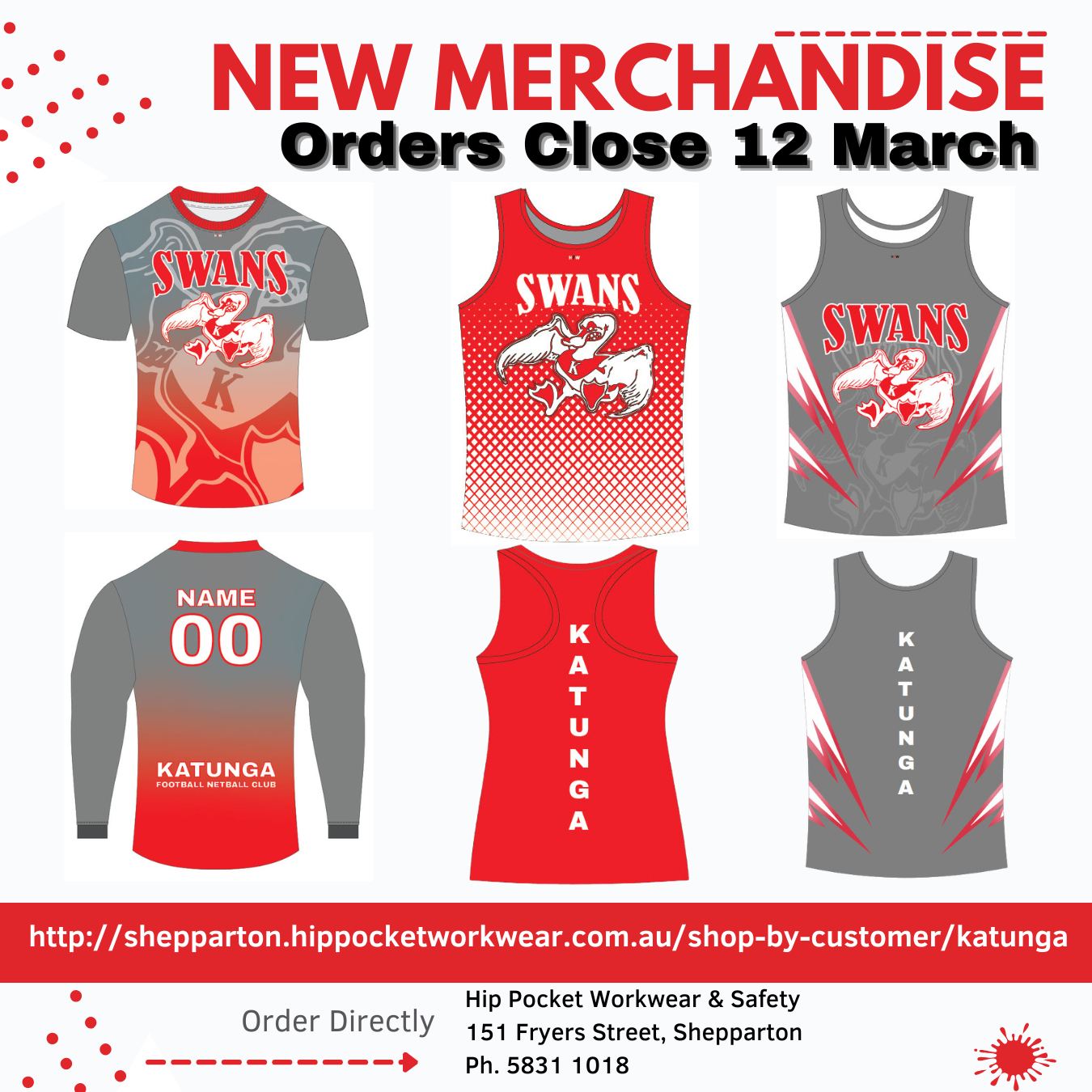 Katunga - 📣 NEW MERCHANDISE NOW AVAILABLE! Our 2026 merch range is ...