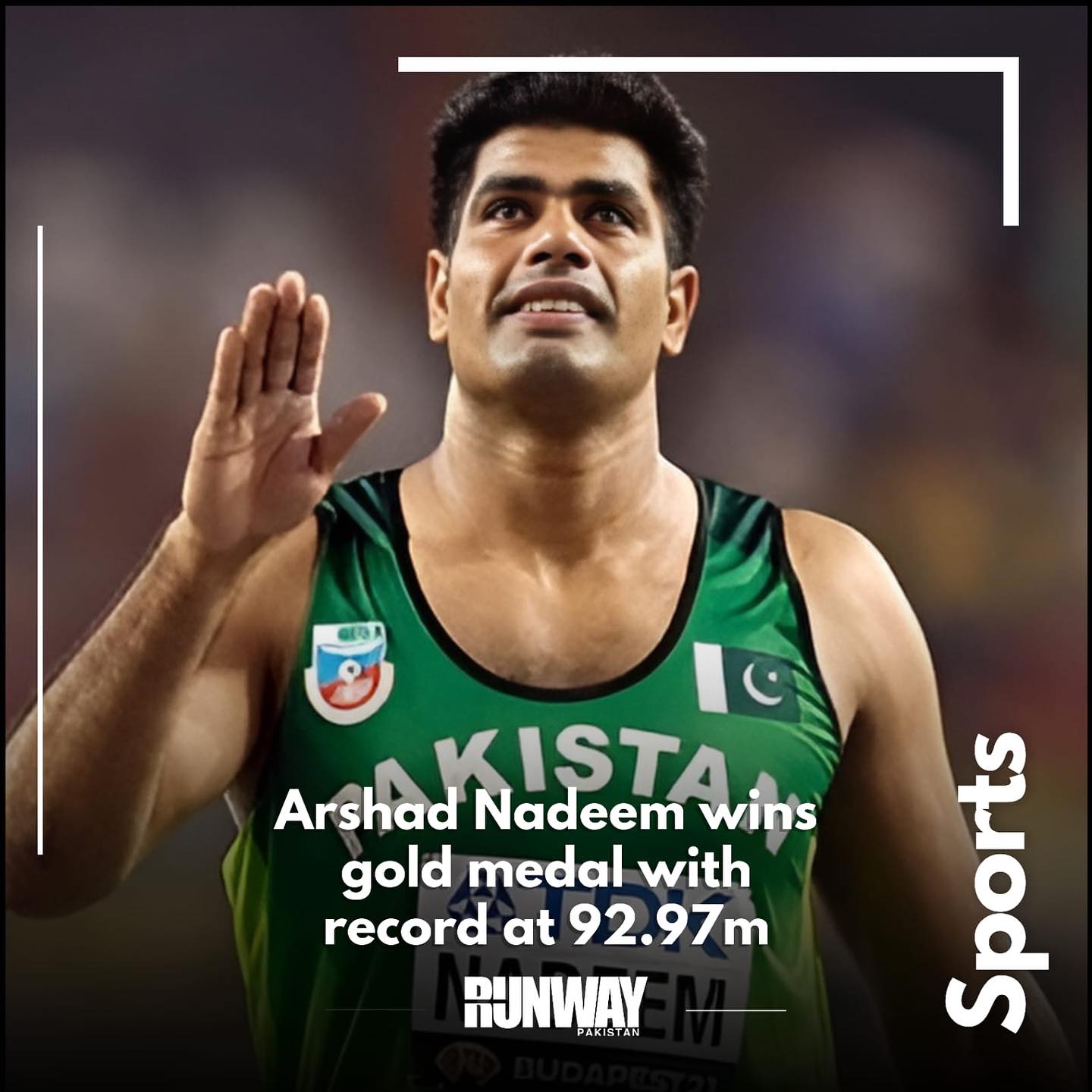 RUNWAY - Pakistan has an Olympic medal after 32 years Arshad Nadeem has ...