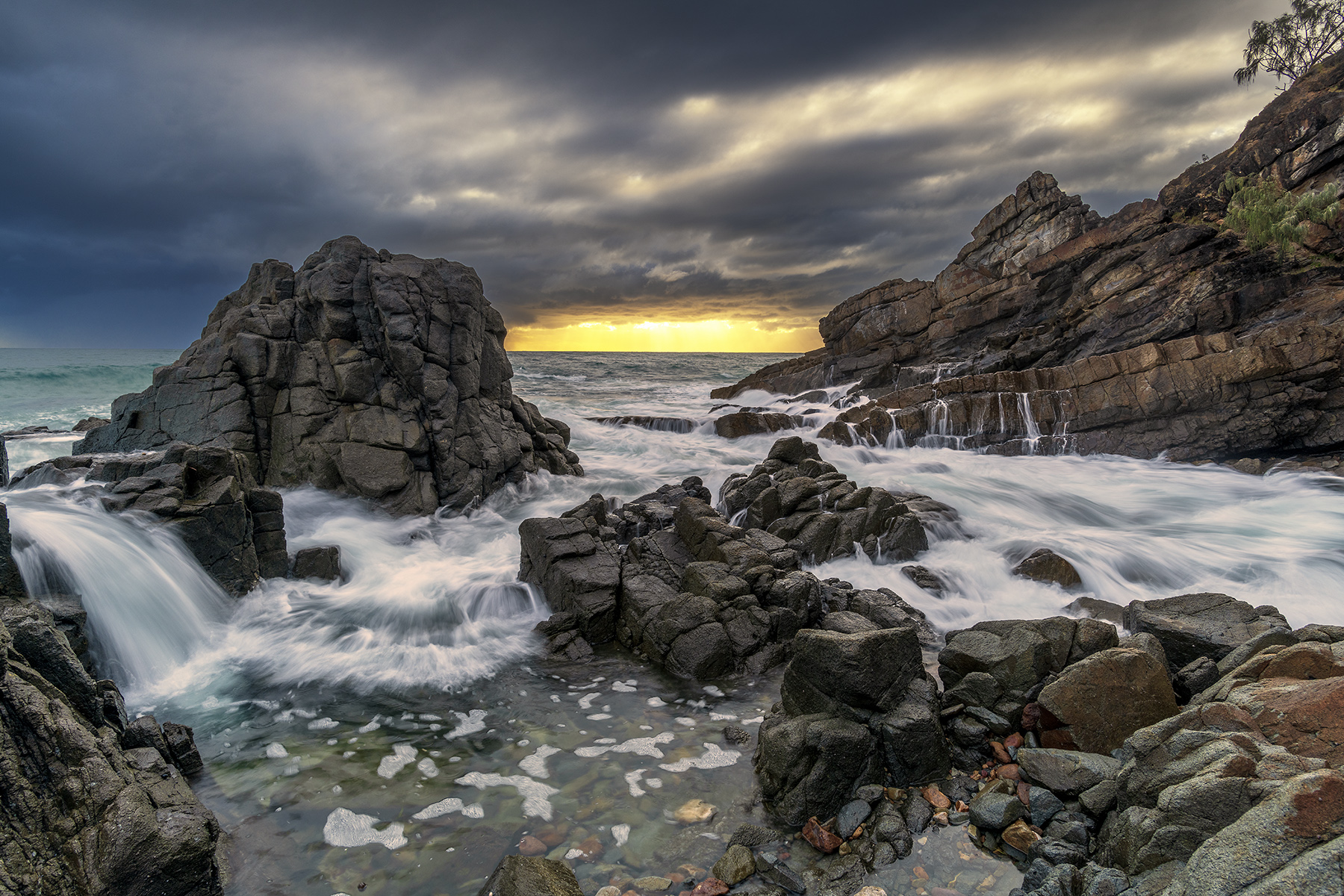 Stephen - The rise sun struggles to break through the cover of an ...