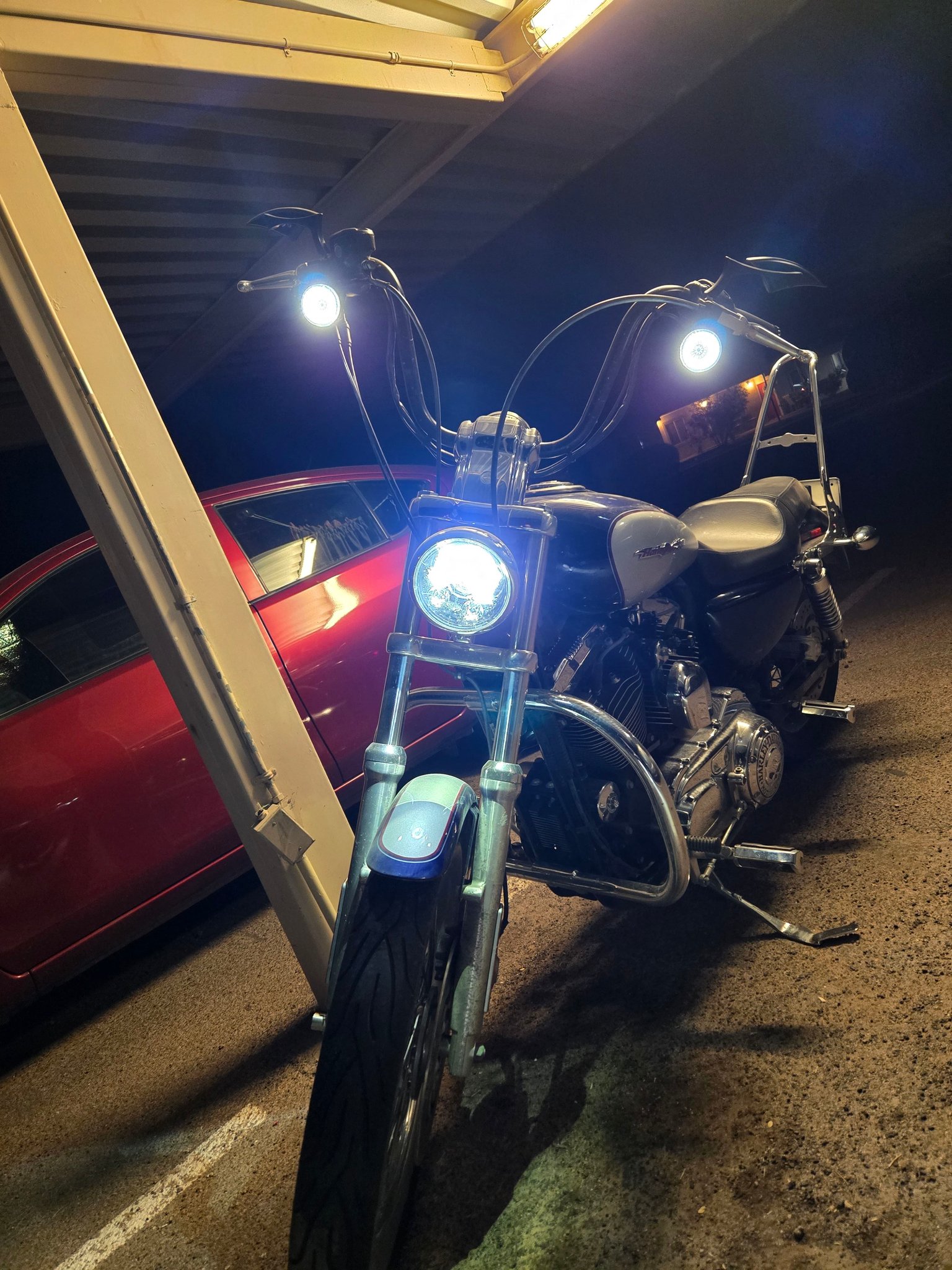 Universal 12V Motorcycle LED Turn Signal Lights – Black Cast Aluminum, Red/Smoke/Amber Lenses For Harley Davidson 883 Sportster Custom