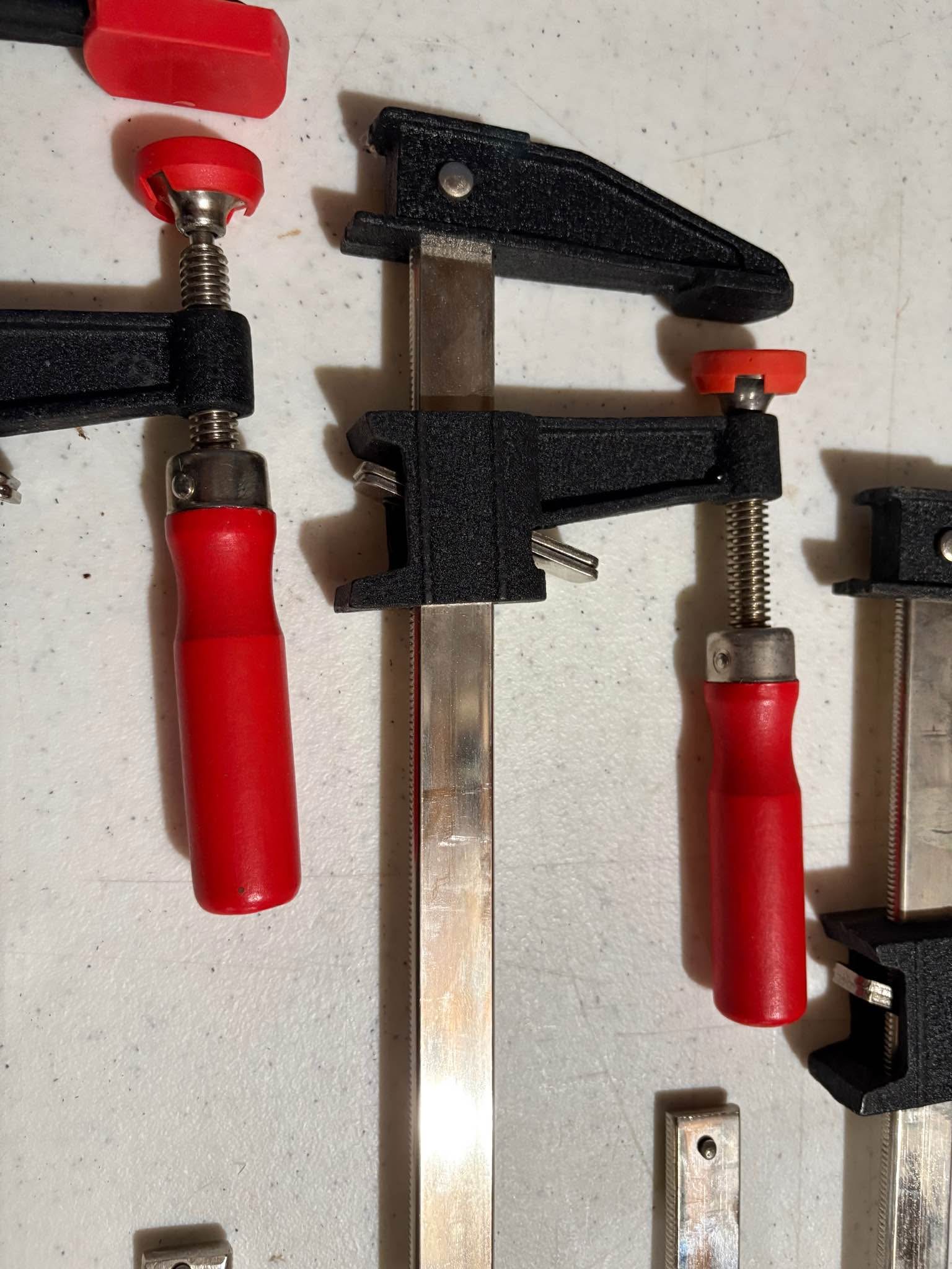 Bessey 5-Inch X 18-Inch Economy Clutch Style Bar Clamp - Woodworking Tool With Non-Marring Pads