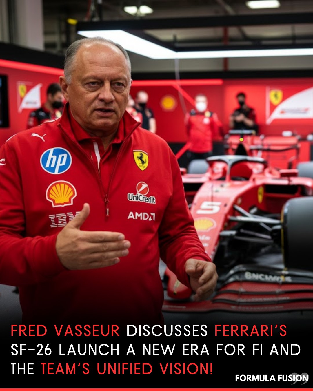 Formula - Fred Vasseur has outlined Ferrari’s vision for the 2026 ...