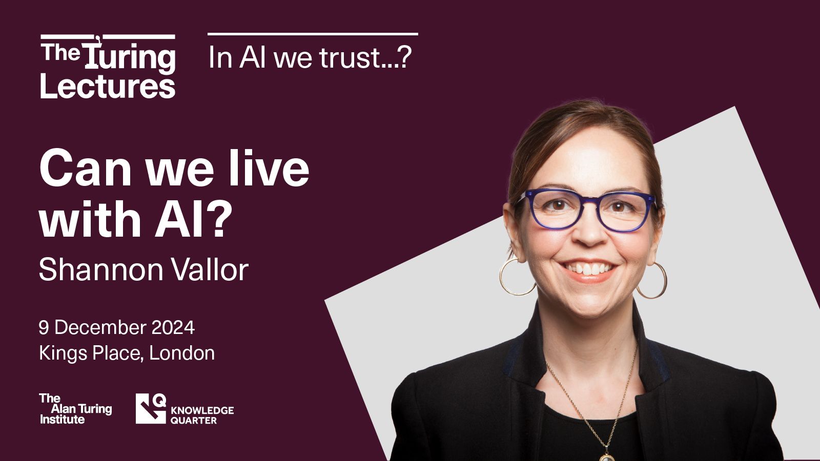 📢 The Turing Lectures: Can we... - The Alan Turing Institute | Facebook