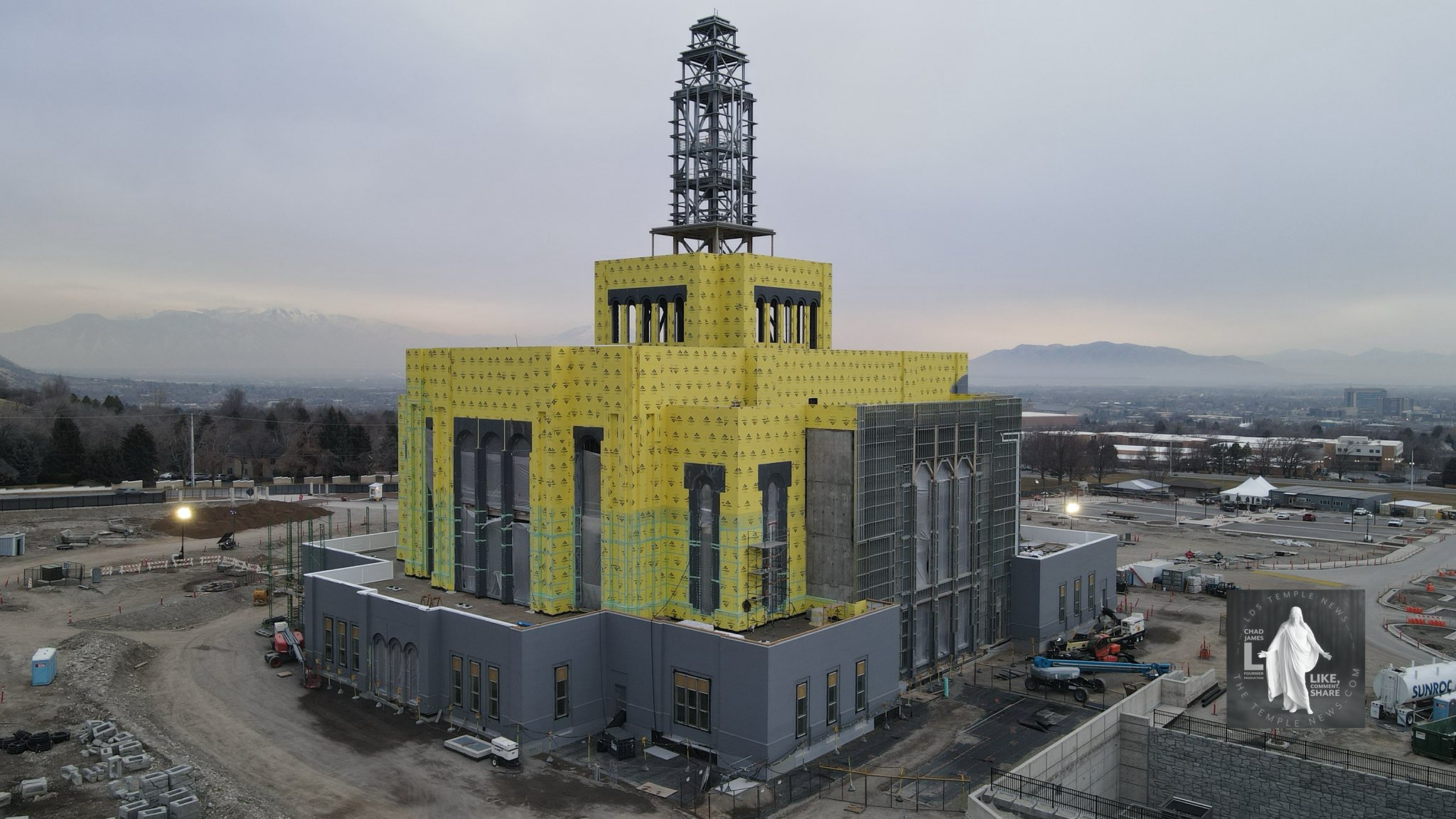 Church - A new beacon of holiness is being built! Watch the Provo Utah ...