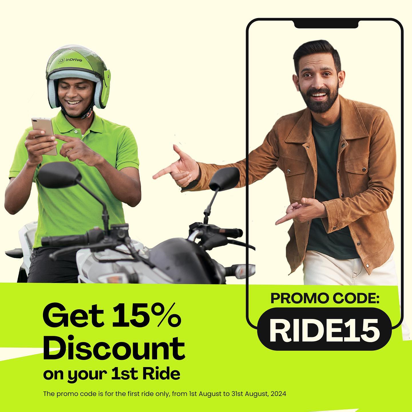 inDrive - Download the inDrive app now and get 15% off on... | Facebook