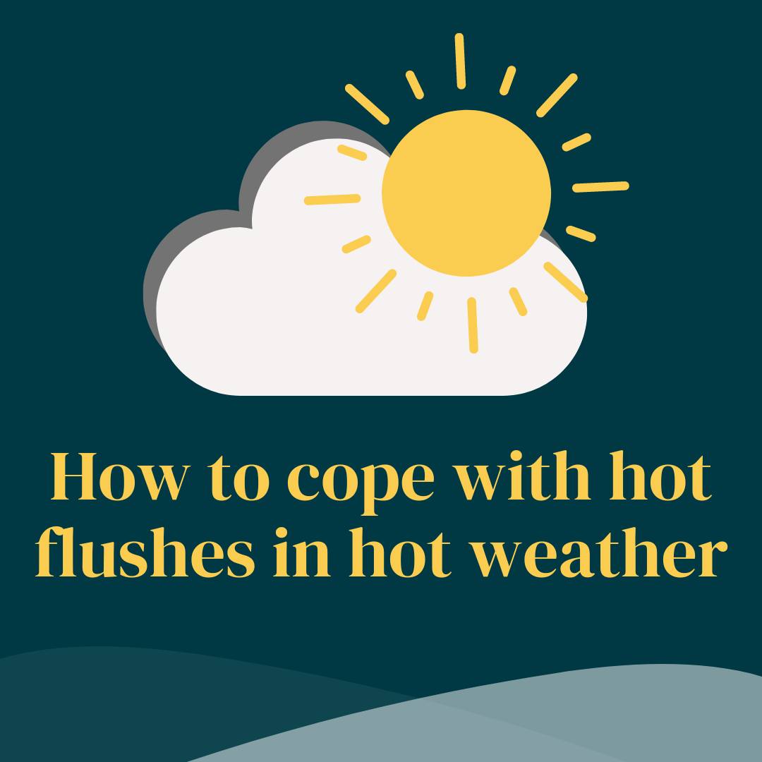 Struggling with hot flushes this summer? You're not alone 🔥☀️ From simple lifestyle tweaks like carrying water and using a parasol to non-hormonal treatments and cooling mists, there are plenty of ways
