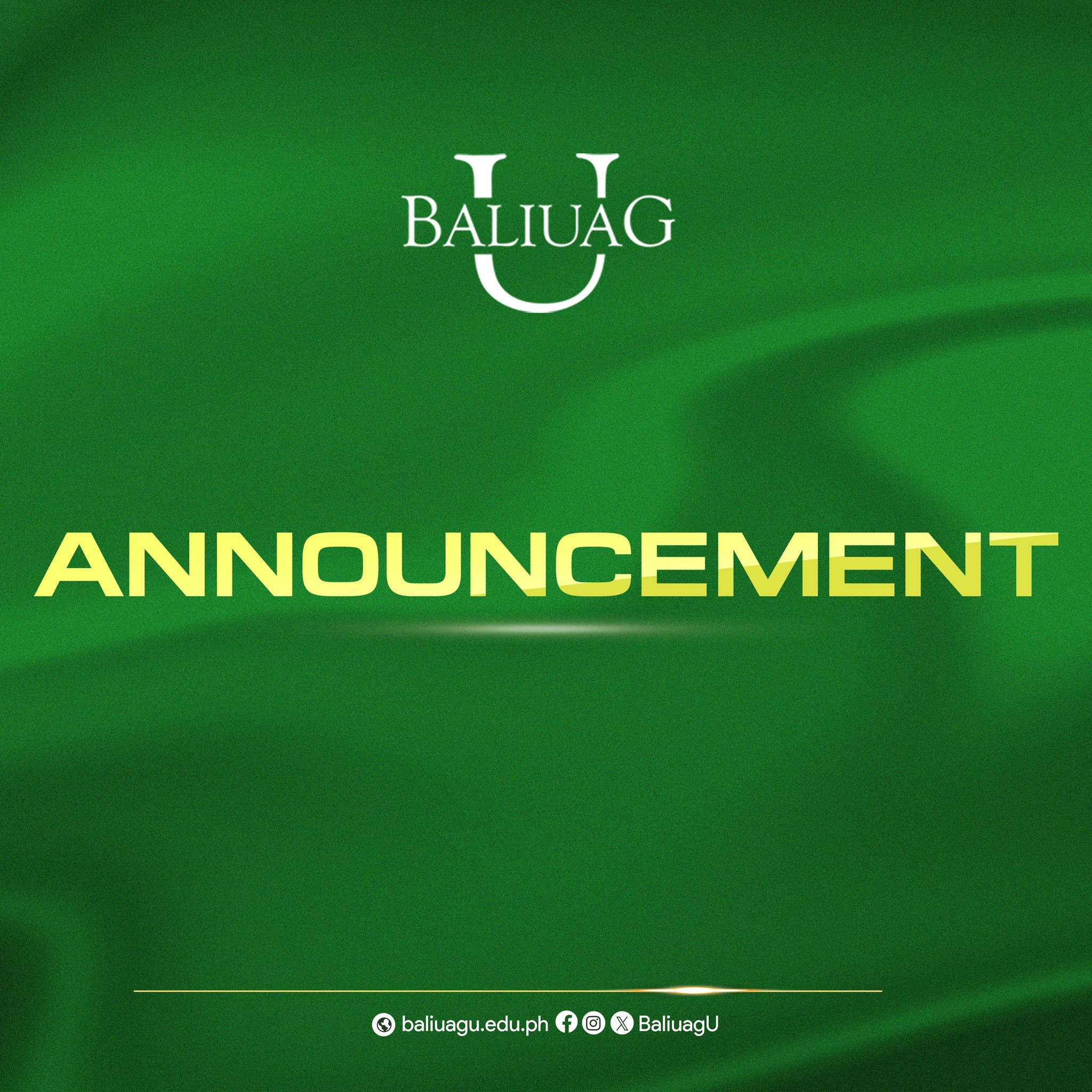 UPDATED: August 2024 Non-Working... - Baliuag University | Facebook