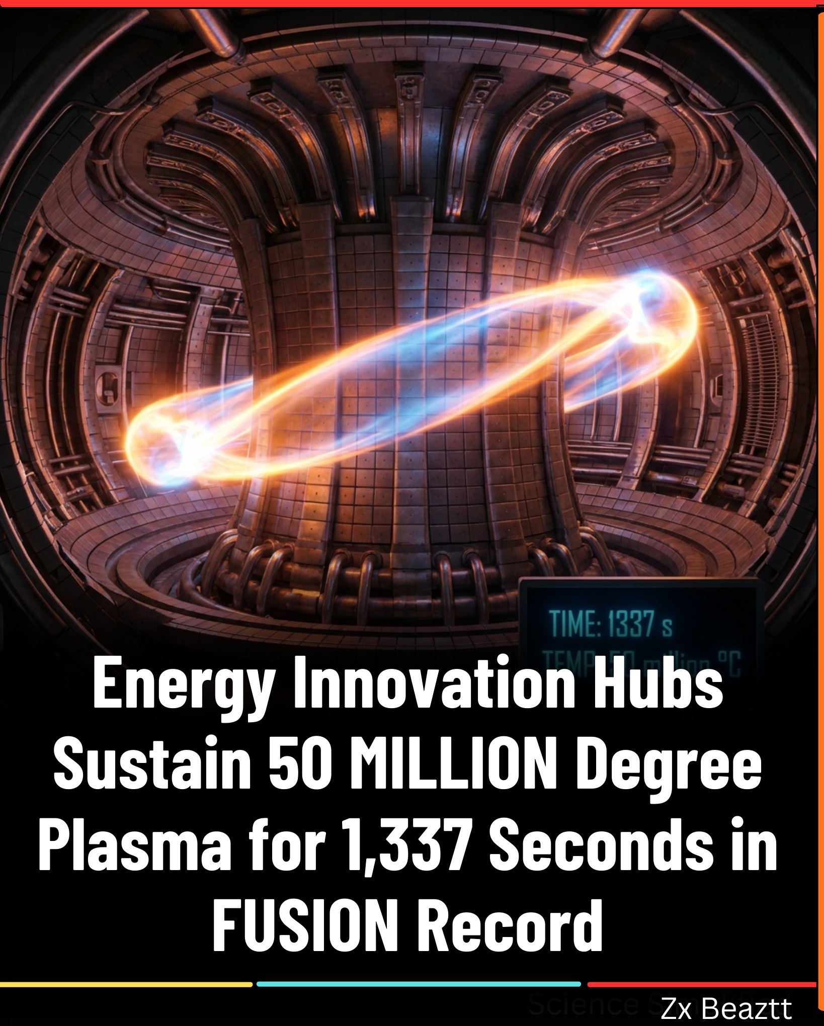 Scientists achieve stable hydrogen plasma for 22 minutes