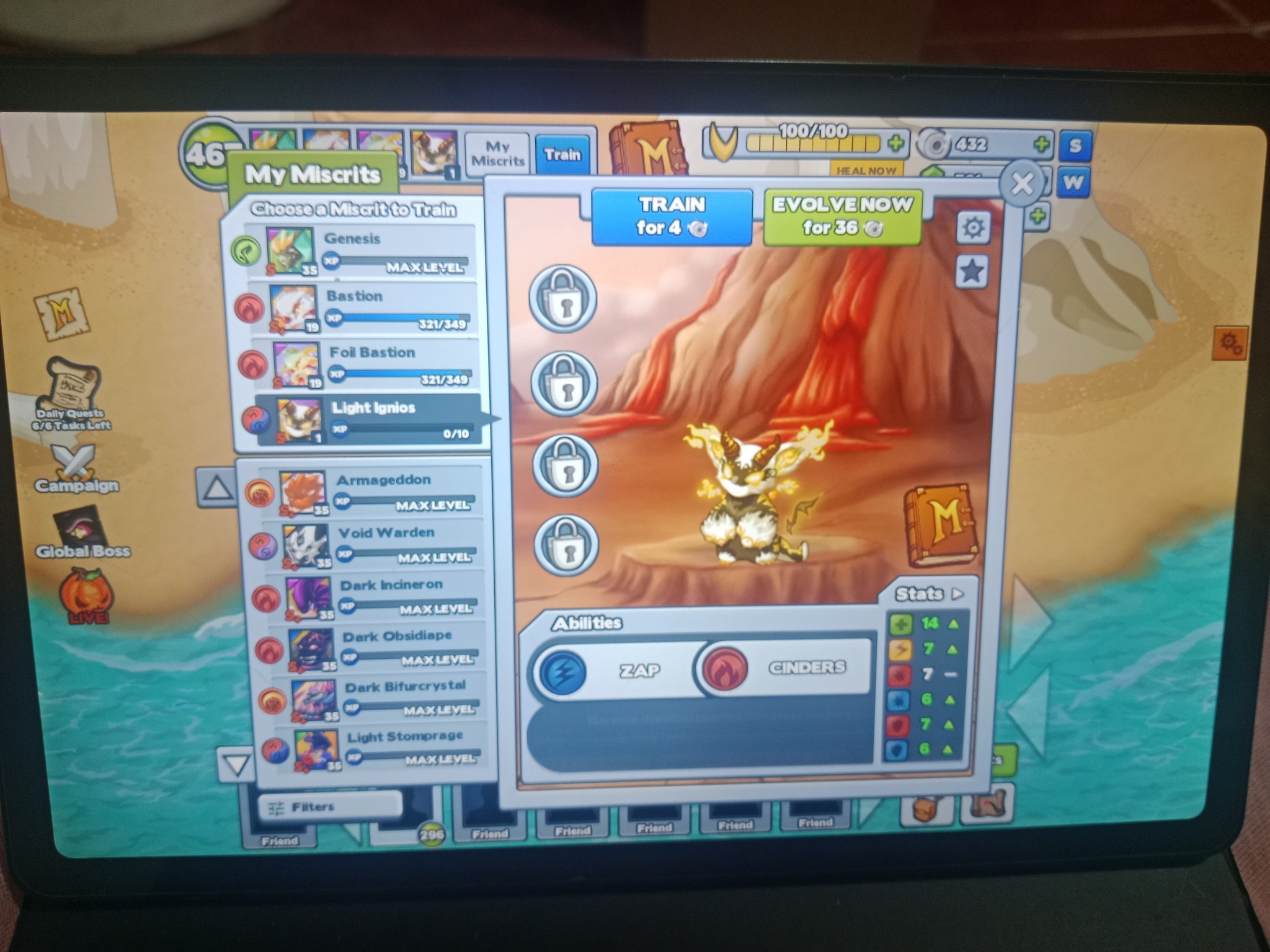 Miscrits: World of Creatures | Question about swap bonuses: | Facebook