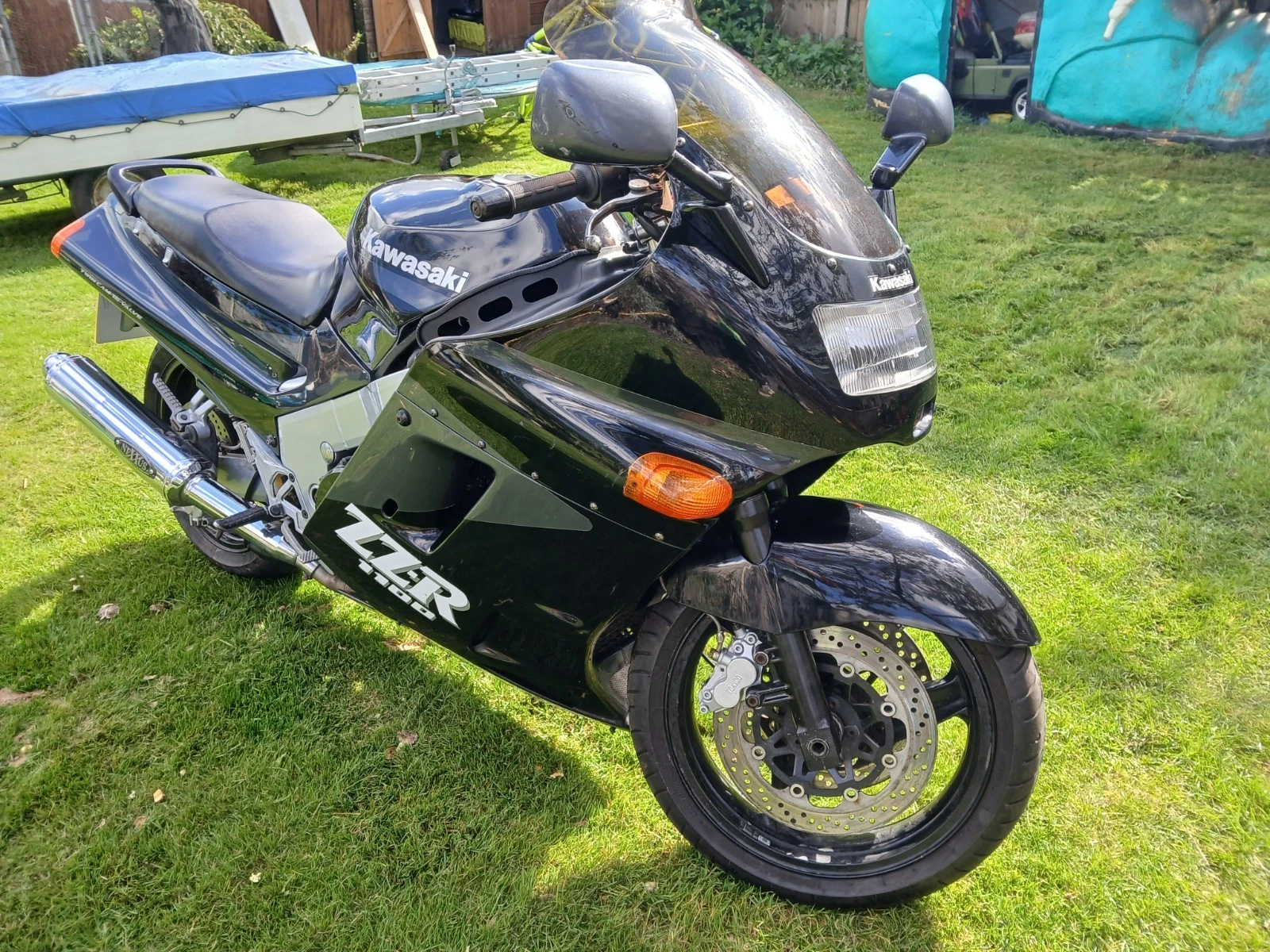 Check out this 1996 Kawasaki ZX9R, in good general order and
