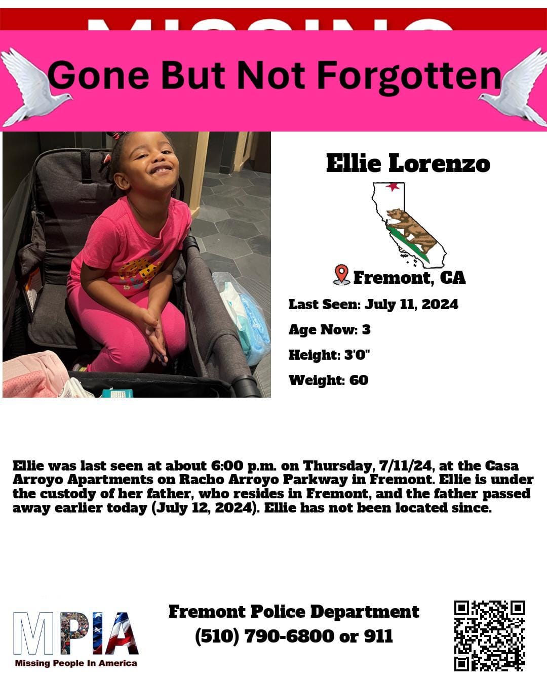 Update sadly found deceased in... - Missing People In America | Facebook