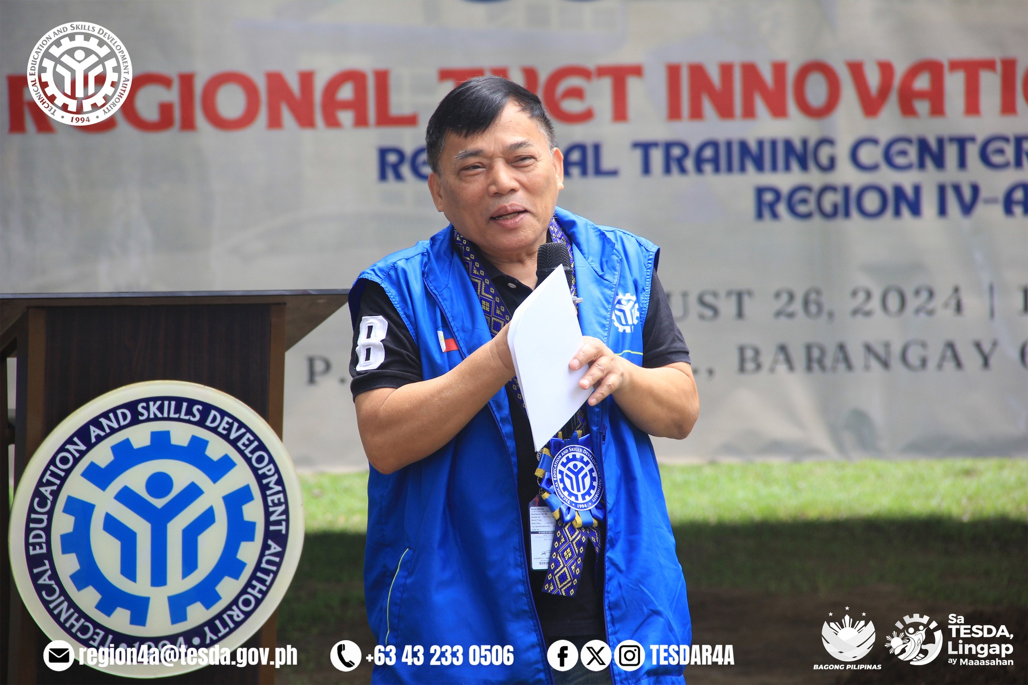𝐓𝐄𝐒𝐃𝐀 𝐚𝐧𝐝 𝐁𝐚𝐭𝐚𝐧𝐠𝐚𝐬 𝐎𝐟𝐟𝐢𝐜𝐢𝐚𝐥𝐬 𝐋𝐞𝐚𝐝... - TESDA Region IV-A | Facebook