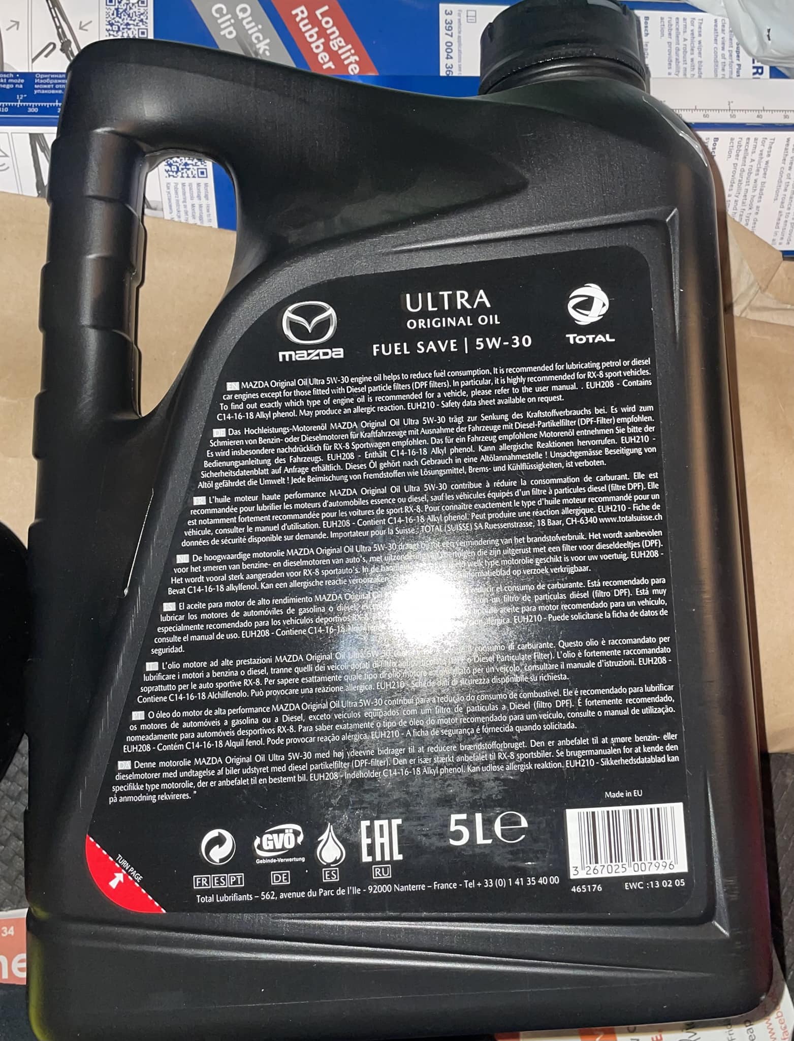 Mazda Skyactiv-D engine oil recommendations