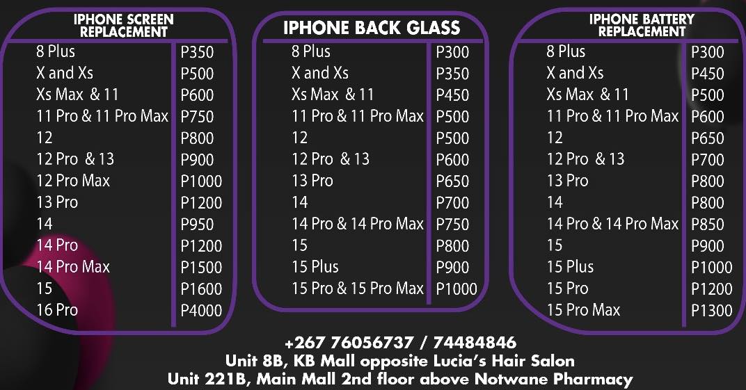 Modit - For all your iPhone repair services Contact: 76056737 Kb mall ...