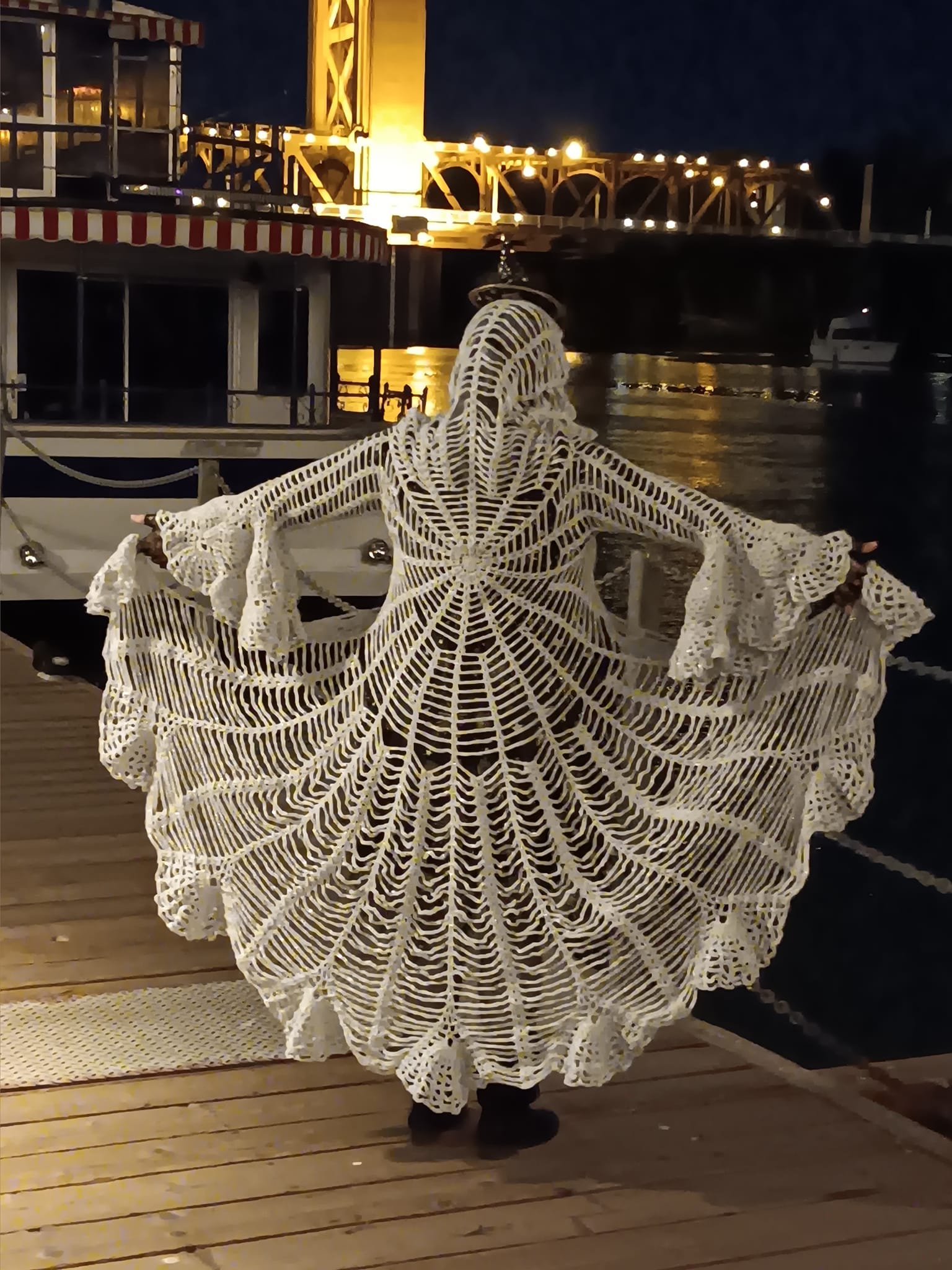 spider web dress crochet How to make a cover? Halloween dress Size:38W X 30L measuring tape colour: navy-and-cream-abstract-print-short-sleeve-frill-hem-mini-dress Ashley Blue Floral Formal