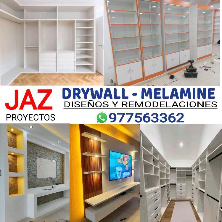 TRABAJOS EN MELAMINA / DRYWALL / PINTORES PONEMOS A DISPOSICION DE ...