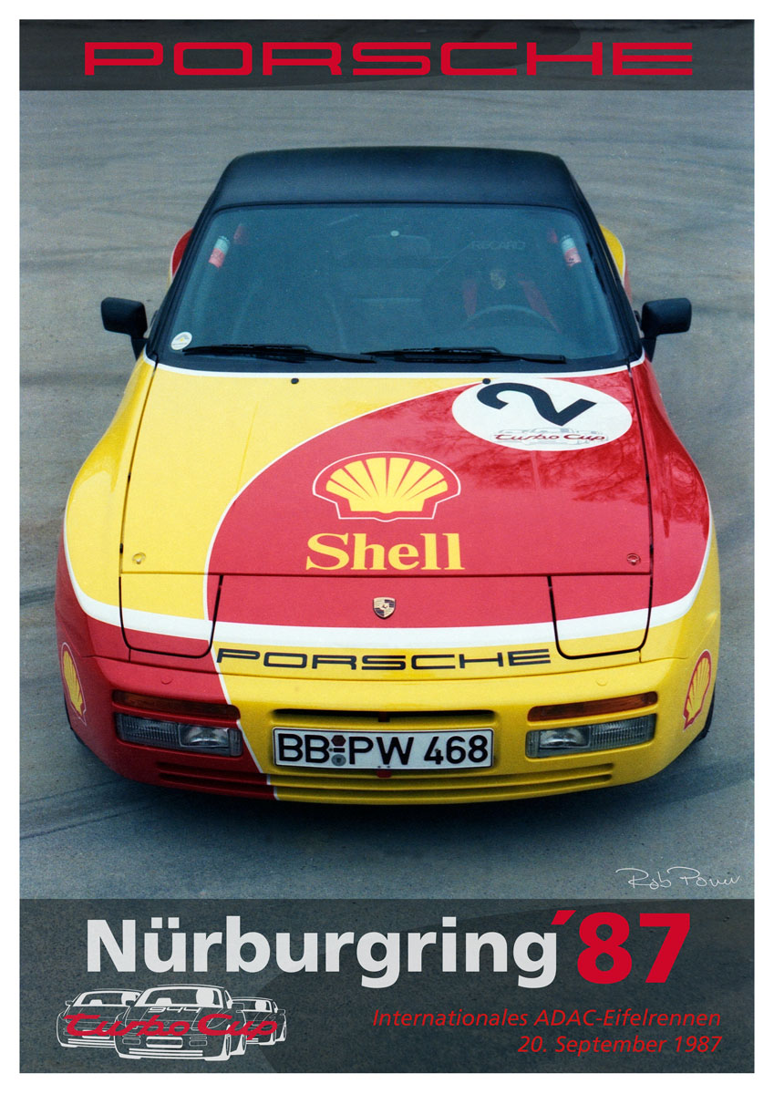 Porsche 944 Turbo. Shell. 1987. In... - Powell Livery Design | Facebook