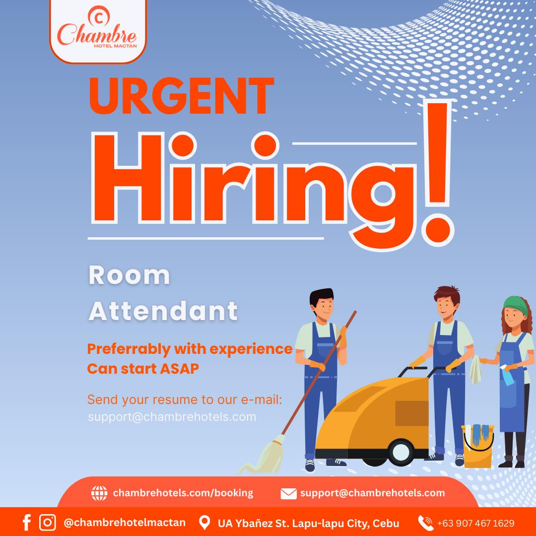Cebu Hotel Job Hiring 2026 | Facebook