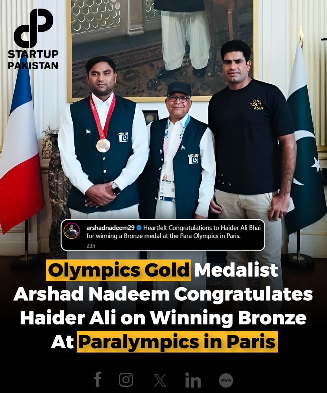 Startup - Olympics gold medalist Arshad Nadeem has extended his ...