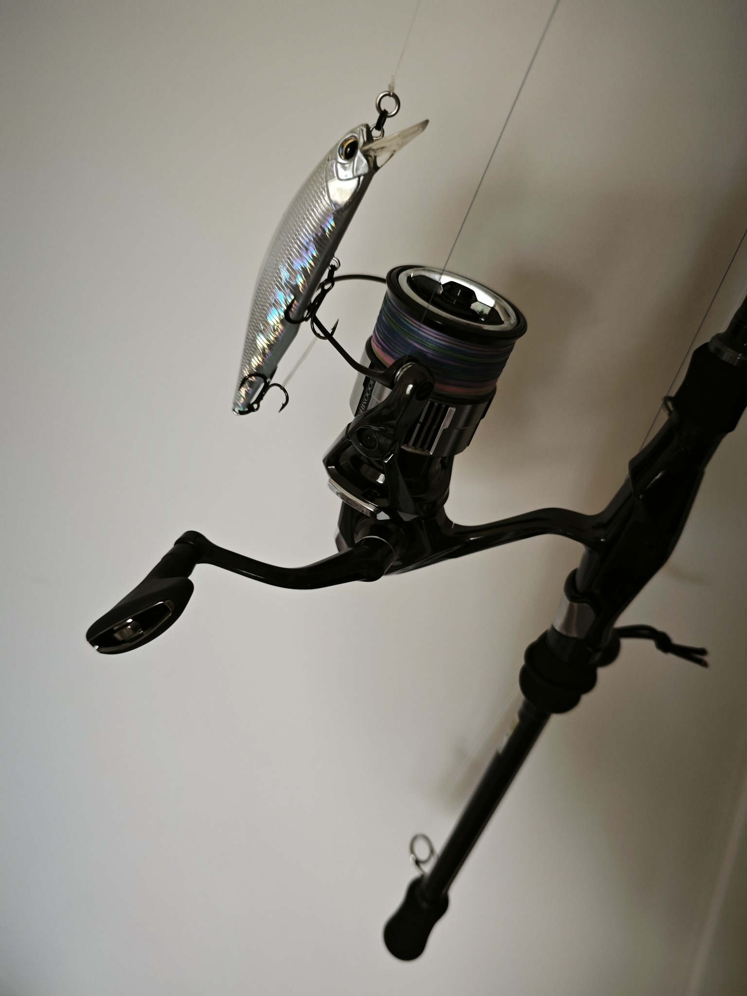 Fishing Gear Setup with Yamaga Blue Current Rod and Shimano