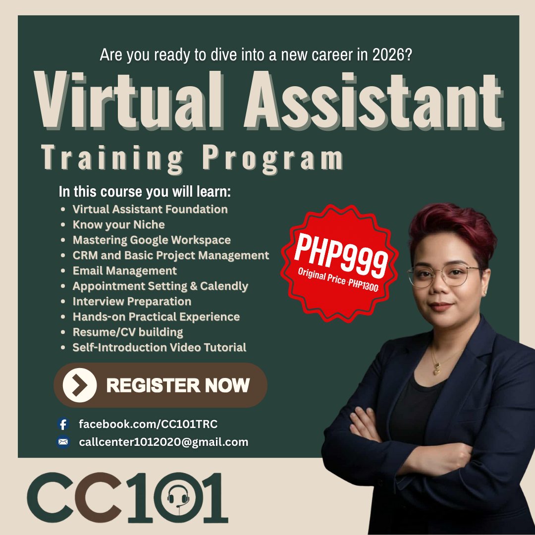 CC101 Training & Recruitment Center | Manila