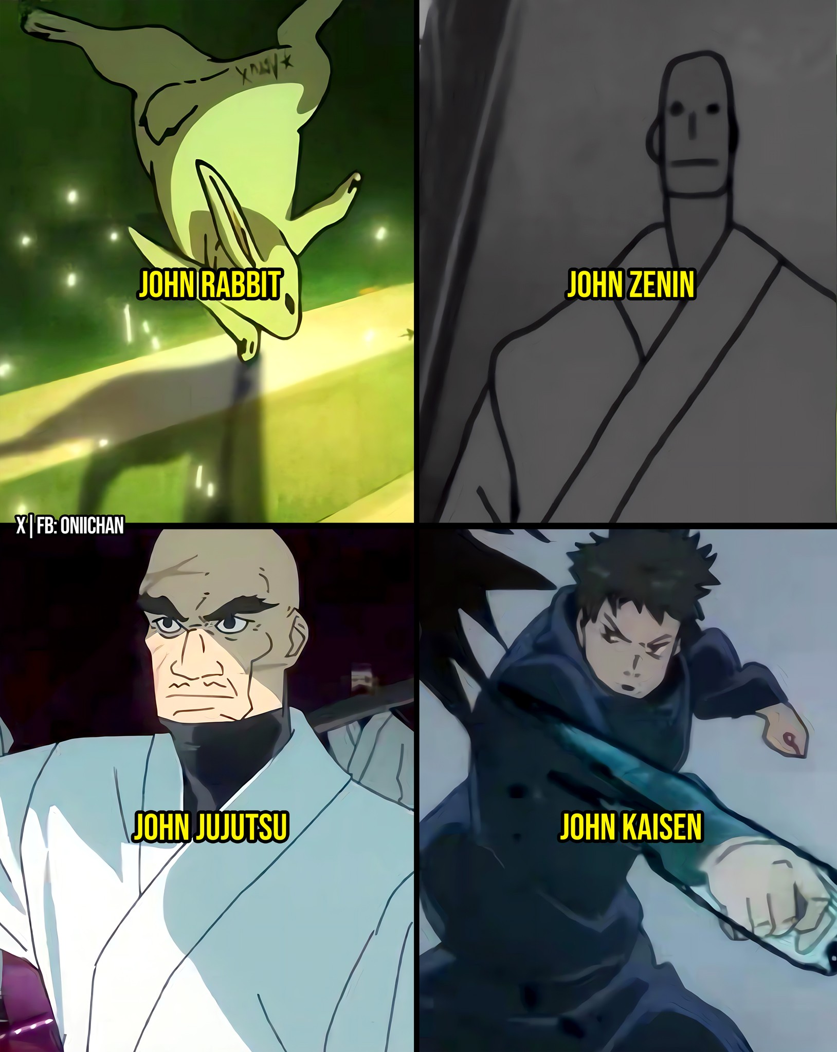 Onii-Chan - Who would win in a fight out of these 4? 🤔 Anime: Jujutsu ...