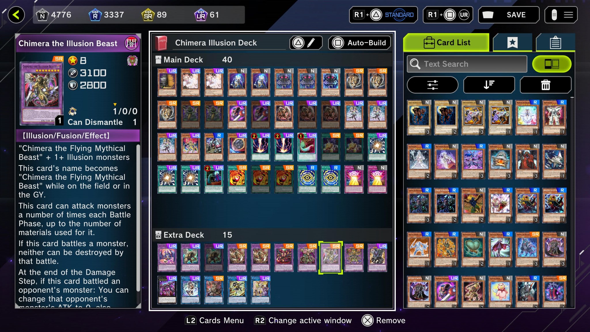chimera illusion deck yugioh The Beast - DUNE-EN034 - Super Rare This card can attack monsters a number of times each Battle Phase Can Dark Magician make use