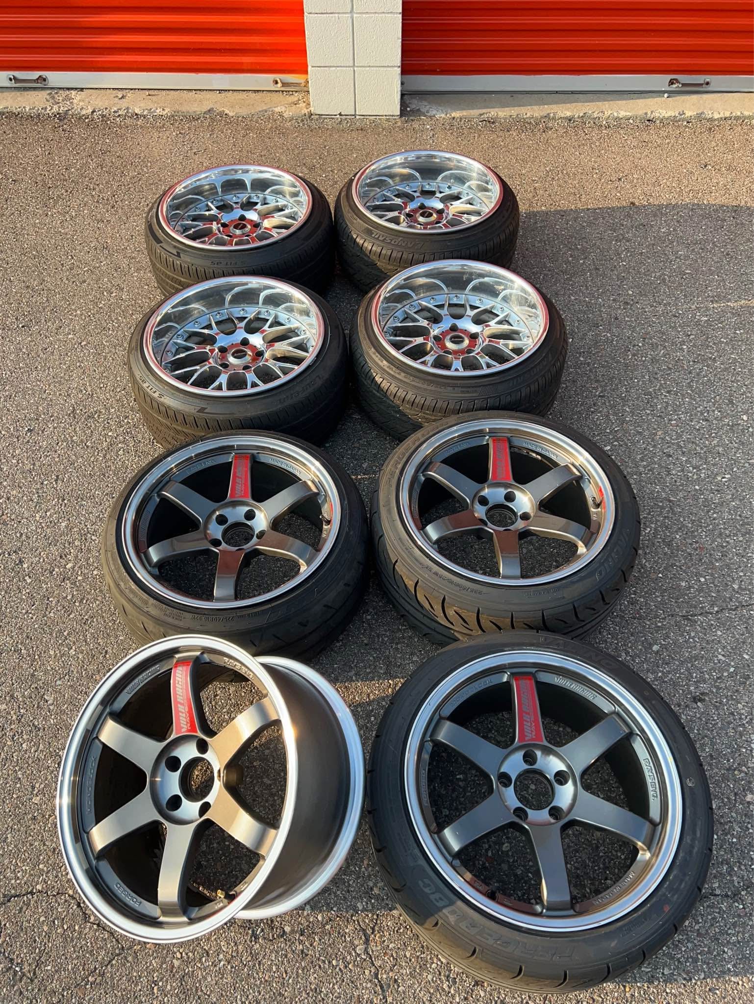 Genuine Volk Racing SE37A 18 inch Staggered Rims PCD: 5x114.3 Spec 