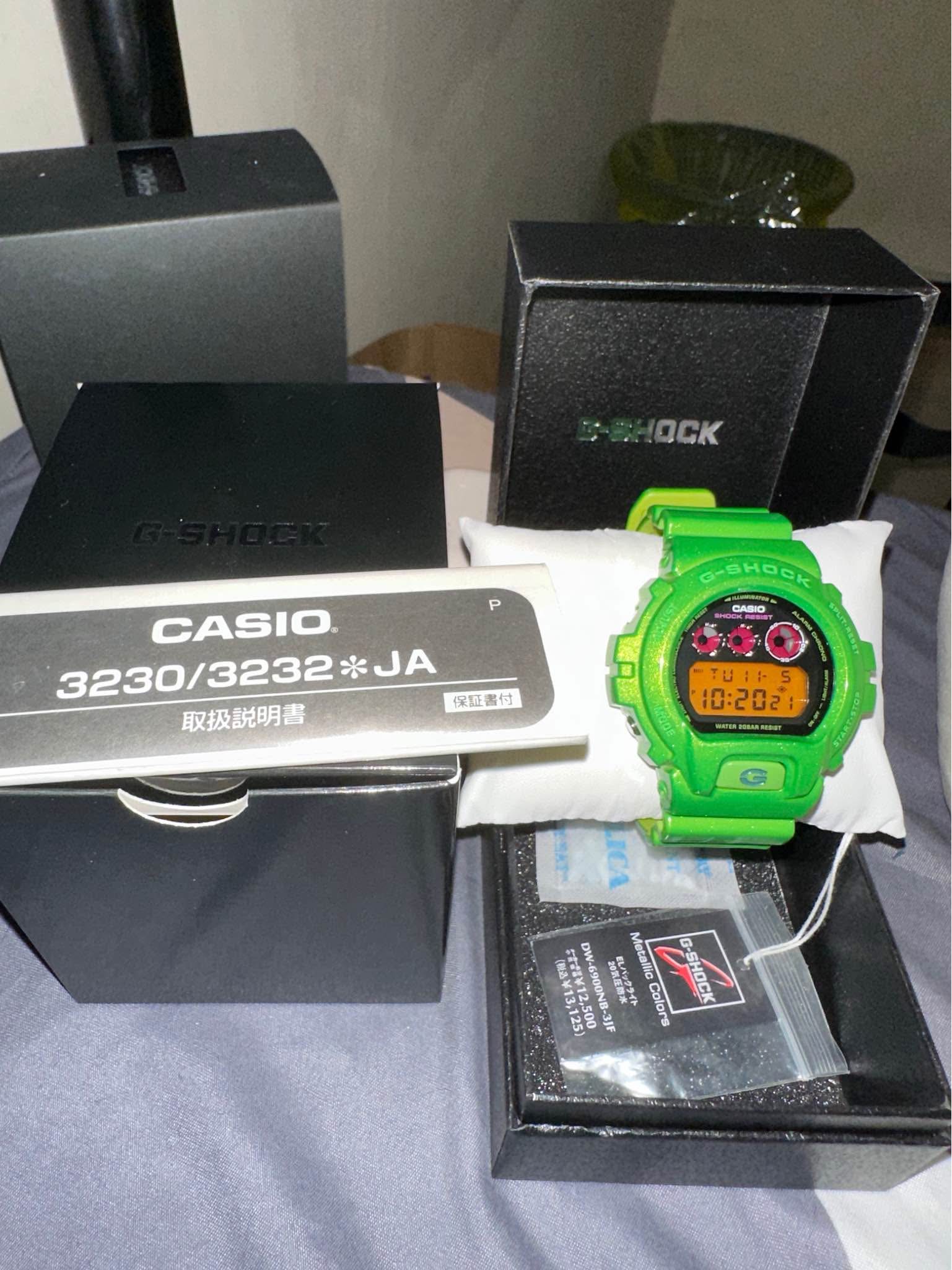 DW6900 (3230NB) NB3 HULK HACK OCK P G-SHOCK CASIO CASIO 3230/3232 
