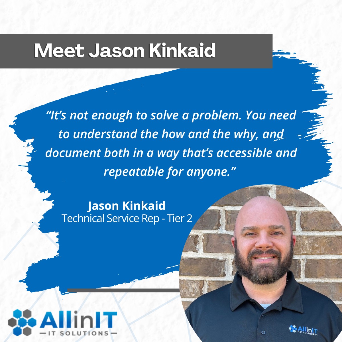 All - 𝗠𝗲𝗲𝘁 𝗝𝗮𝘀𝗼𝗻 𝗞𝗶𝗻𝗸𝗮𝗶𝗱! 𝗢𝘂𝗿 𝗻𝗲𝘄𝗲𝘀𝘁 𝗺𝗲𝗺𝗯𝗲𝗿 𝗼𝗳 𝘁𝗵𝗲 𝗔𝗹𝗹 𝗶𝗻 𝗜𝗧 𝘁𝗲𝗮𝗺. We ...