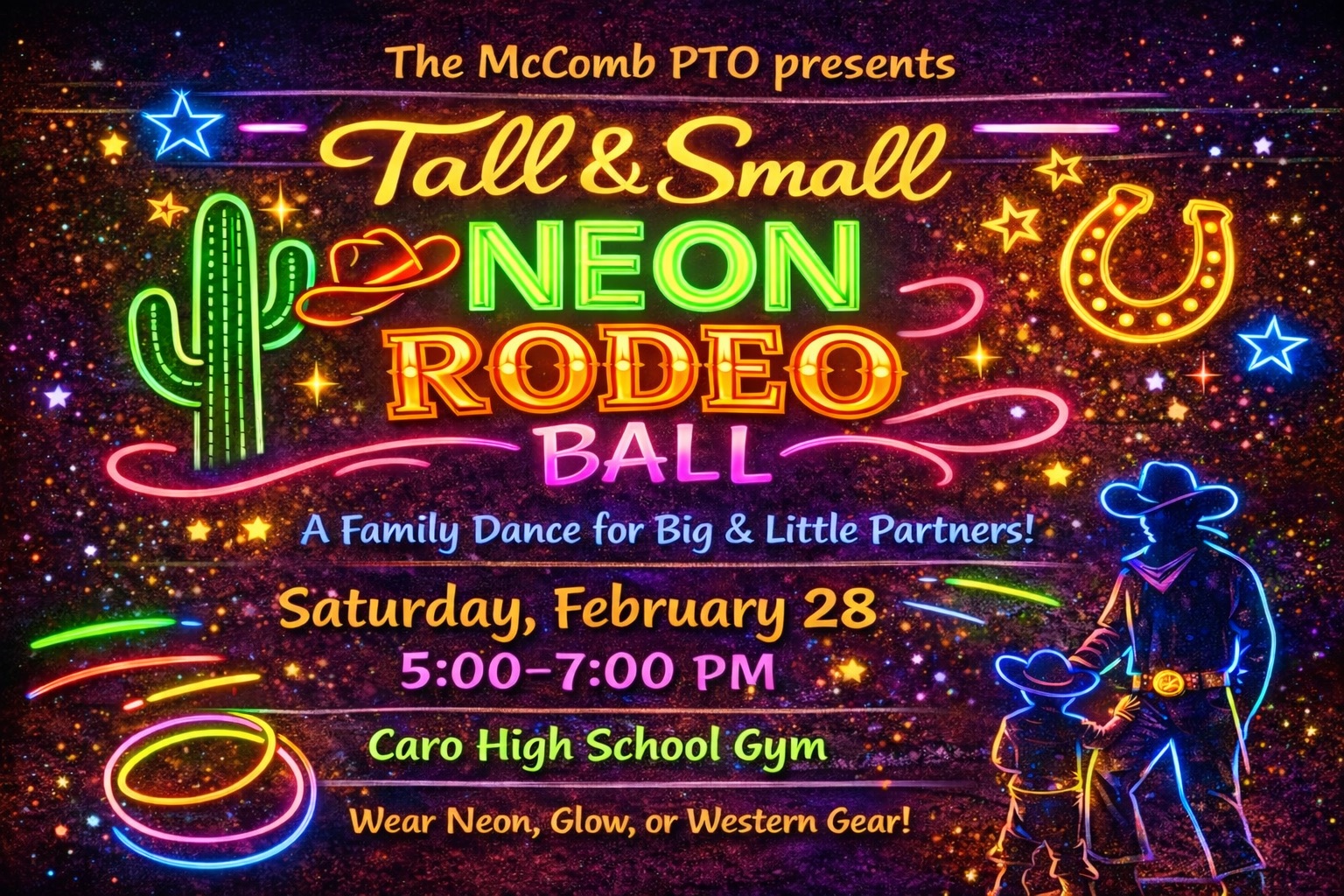 Neon Rodeo Tall & Small Ball! 🐴