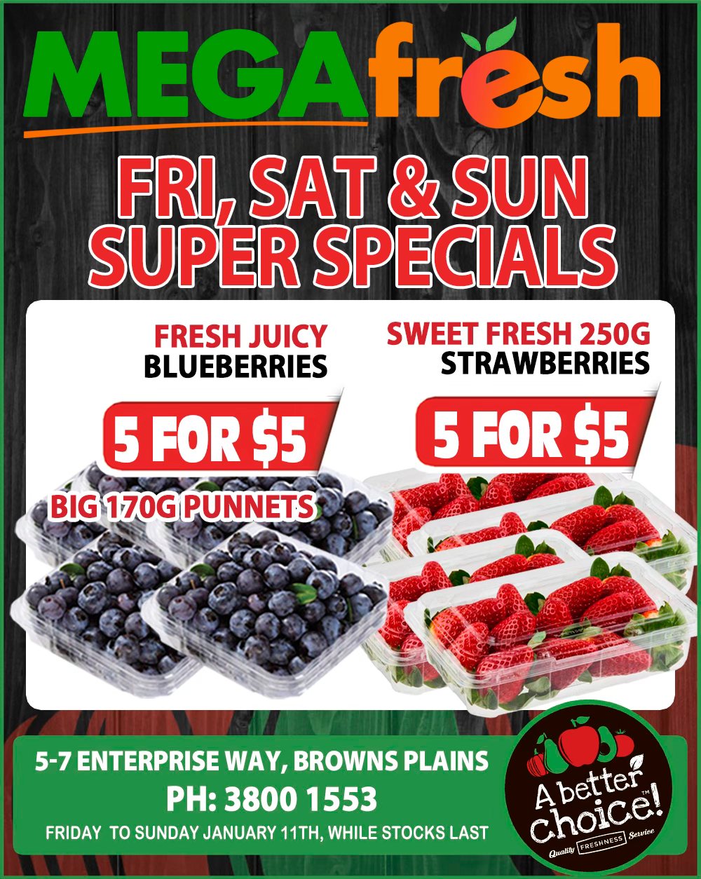 Mega Fresh - TUESDAY SUPER SPECIAL At Mega Fresh Browns... | Facebook