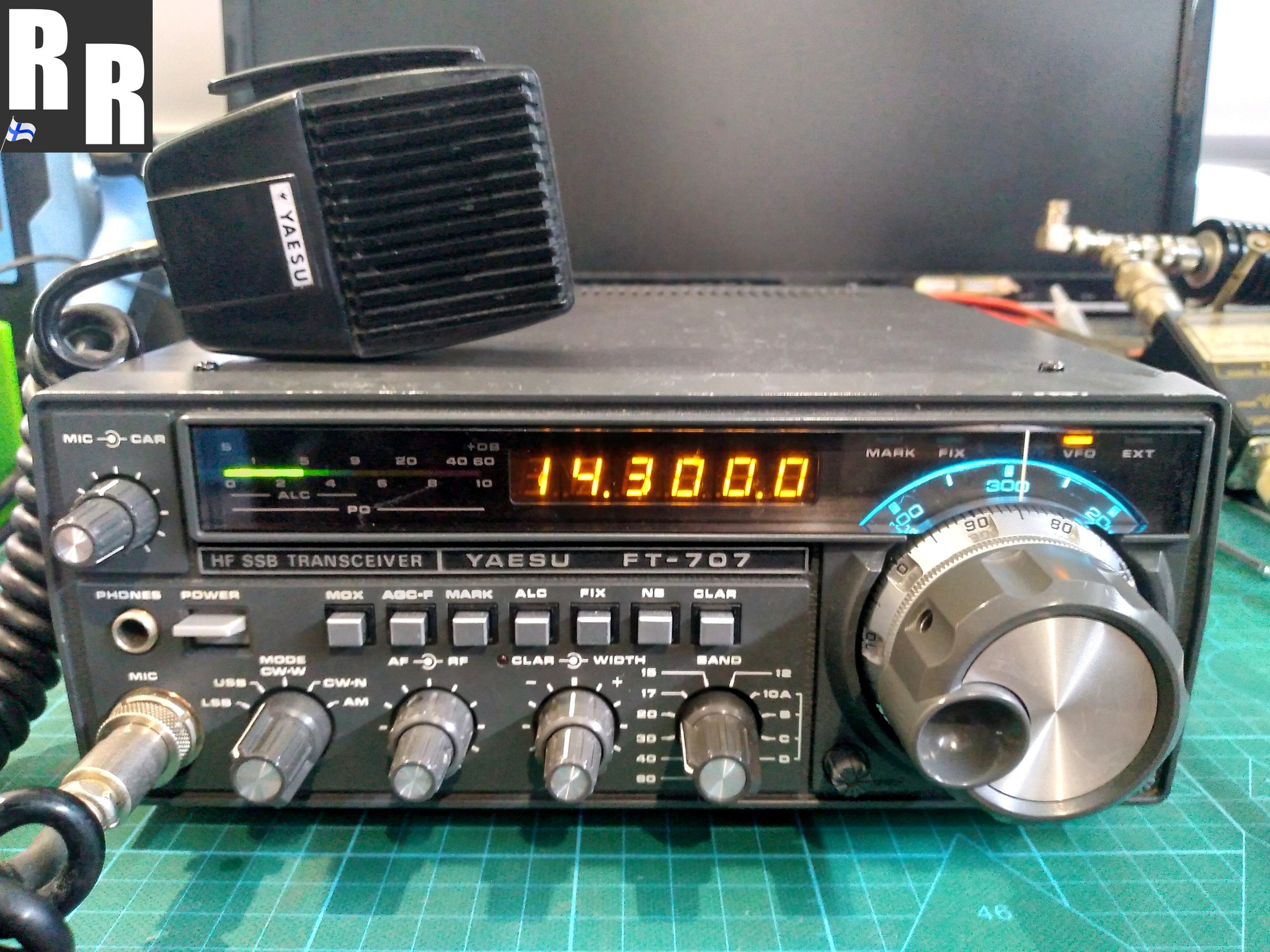 Had this neat Yaesu FT-707 for Andrew in Queensland come in for