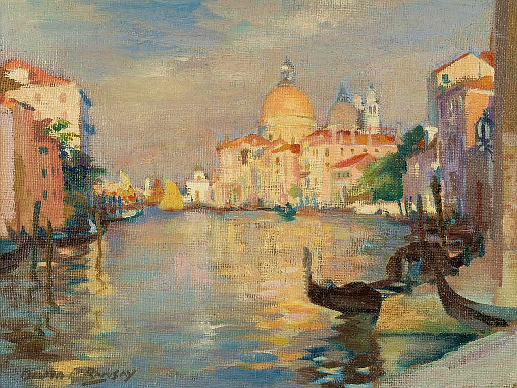 Perth Art Gallery - 📸 A Venetian Canal, David Prophet Ramsay David ...