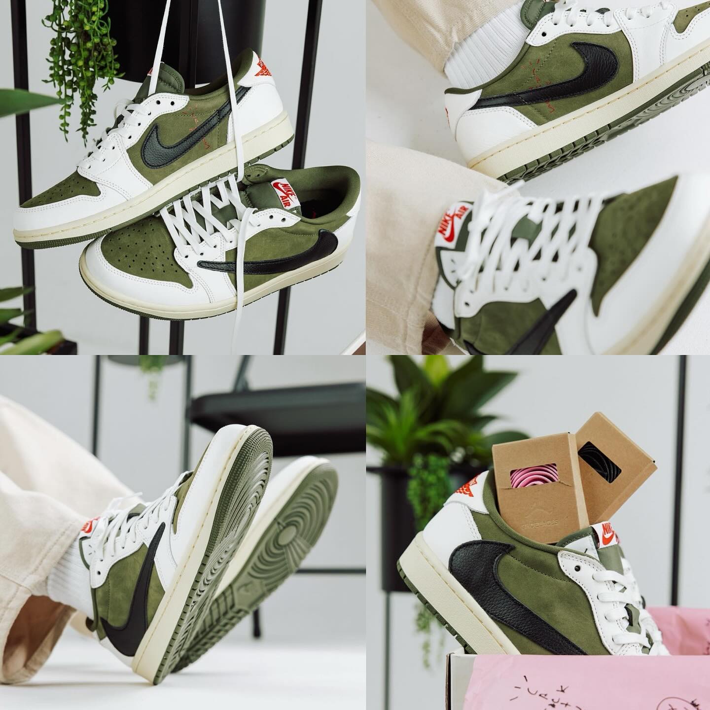 Detailed Look at the Travis Scott x Air Jordan 1 Low OG “Medium 