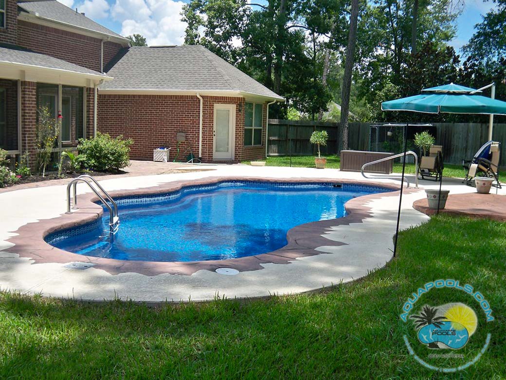 AquaPools - This is the 16' x 35' Cancun model pool in... | Facebook