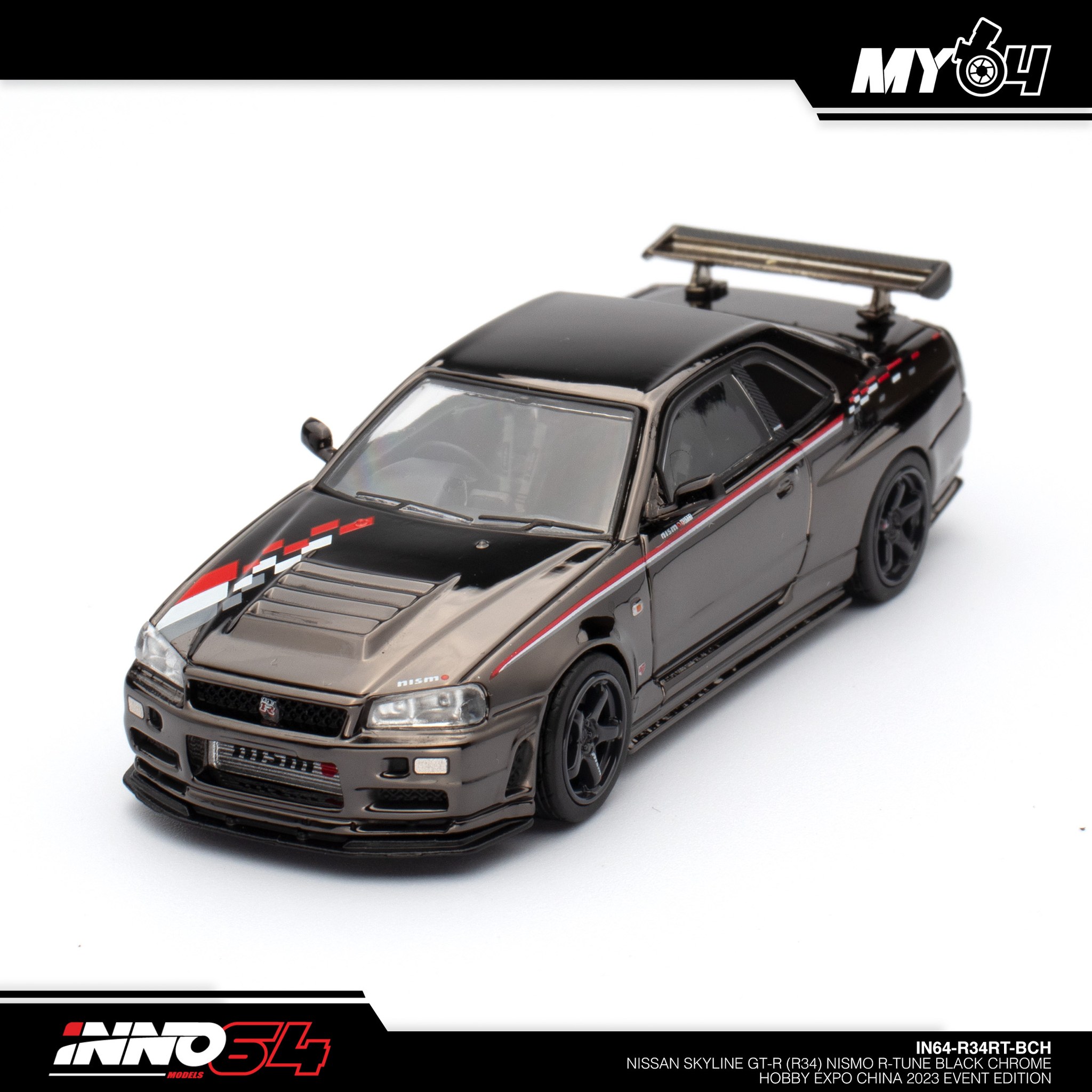 INNO64 x BLACK CROW CUSTOMS x SGDE NISSAN SKYLINE GT-R (R34) Chase