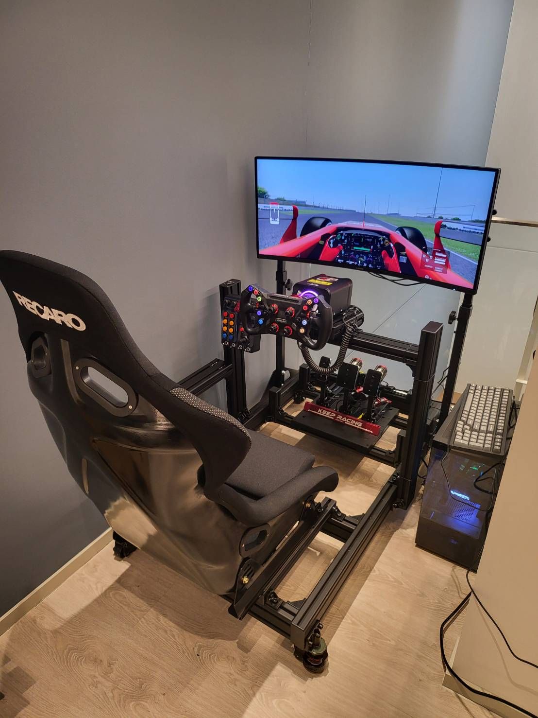 คู้บอน Cockpit - f1 gt neo ไฟจ้วบๆ simagic set 🔥🔥 evo12... | Facebook