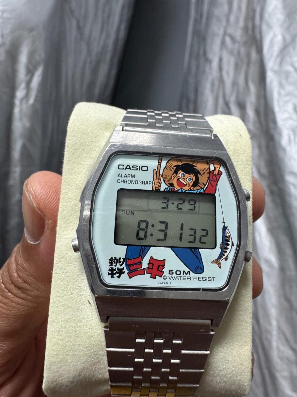 【稼働良好】CASIO W-780 腕時計 フルステンレス　ペプシカラー 稼働良好】CASIO W-780 腕時計 フルステンレス ペプシカラー casio